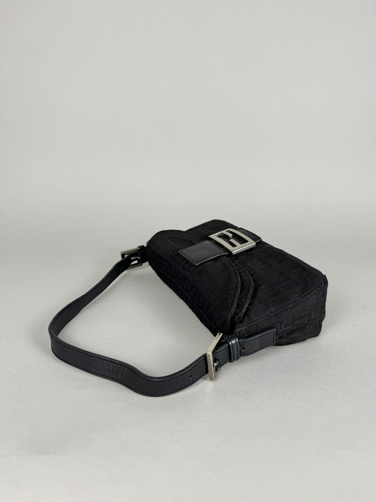 Fendi Baguette Monogram Black