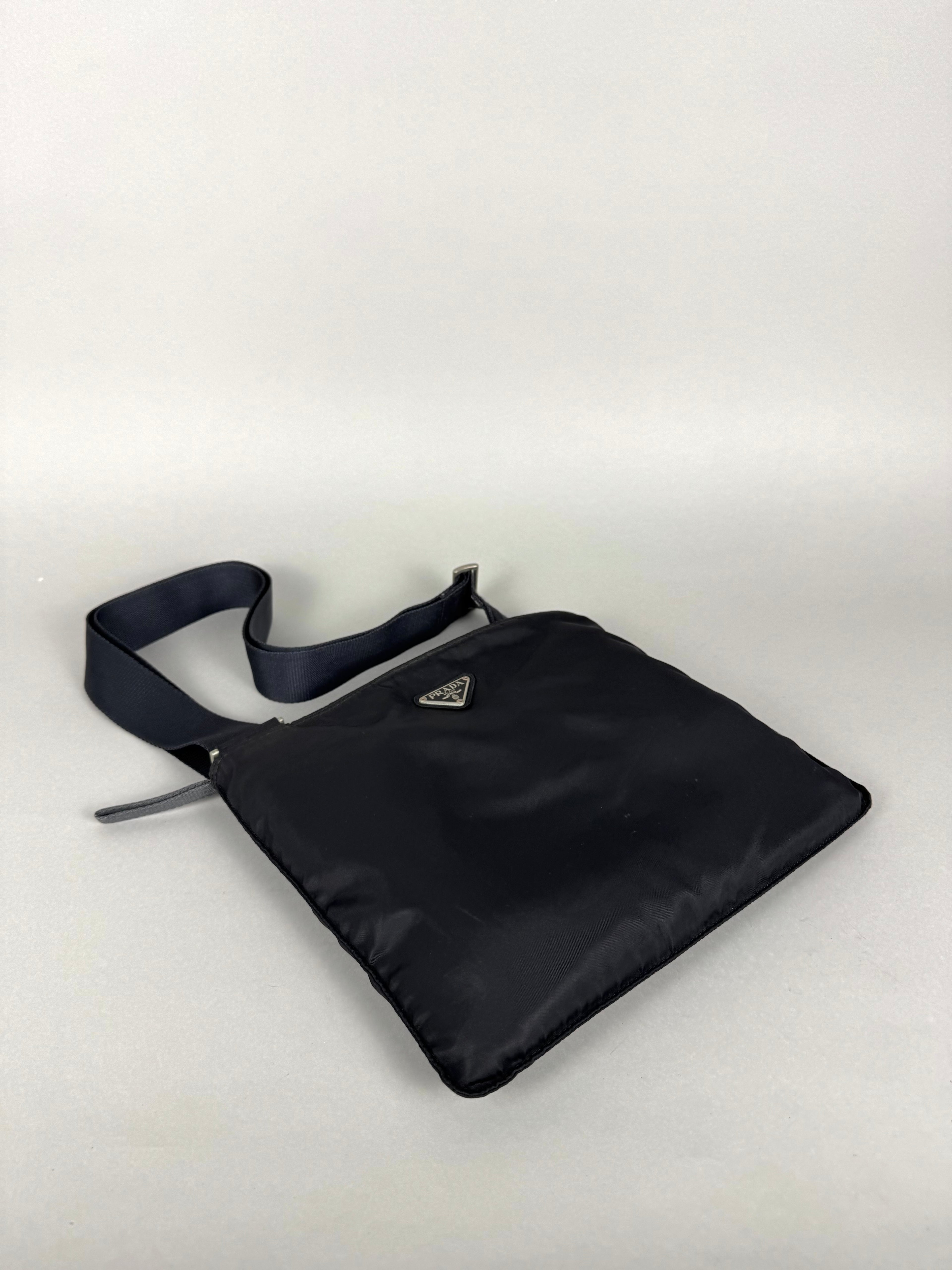 Prada Black Nylon Crossbody Medium