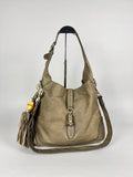 Gucci New Jackie Hobo Leather Taupe