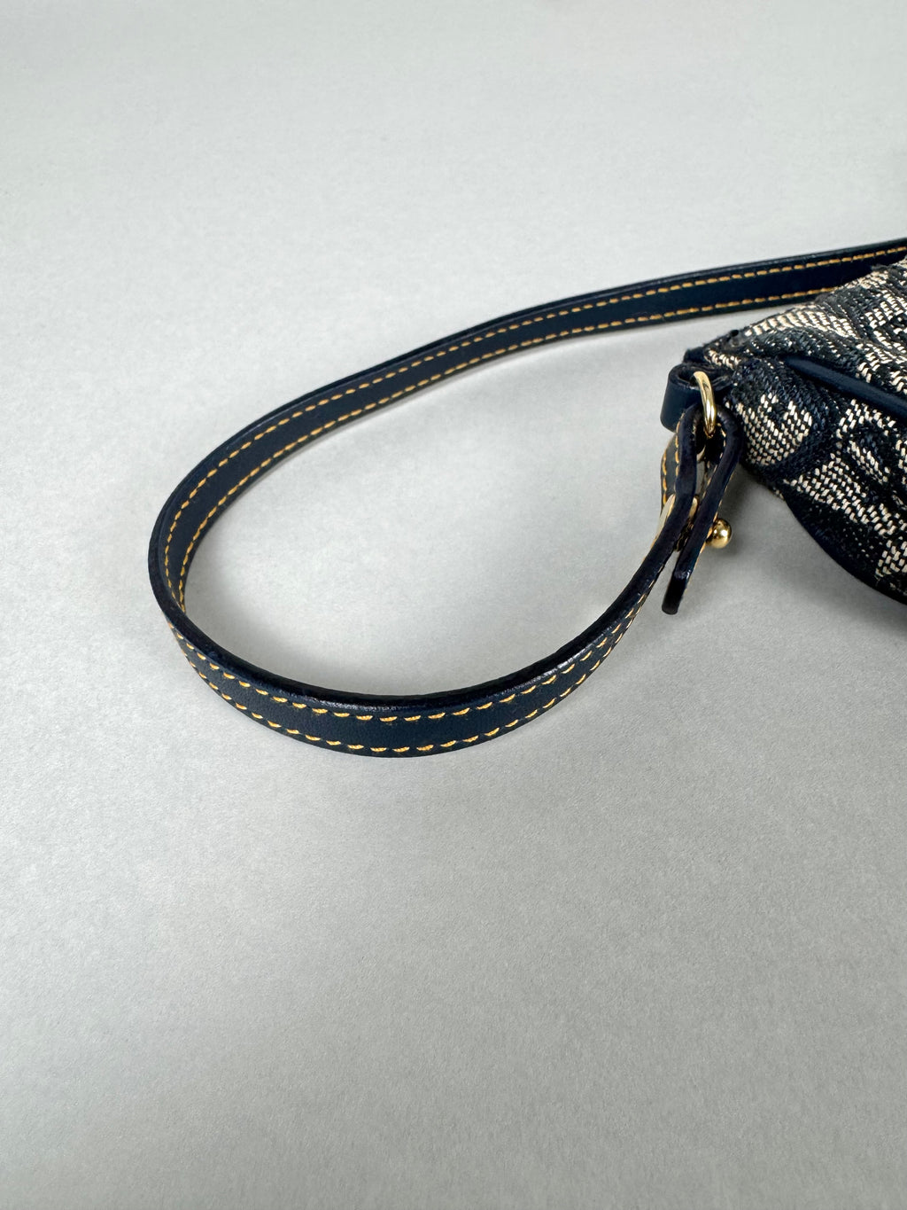 Christian Dior Mini Saddle Monogram Oblique Blue