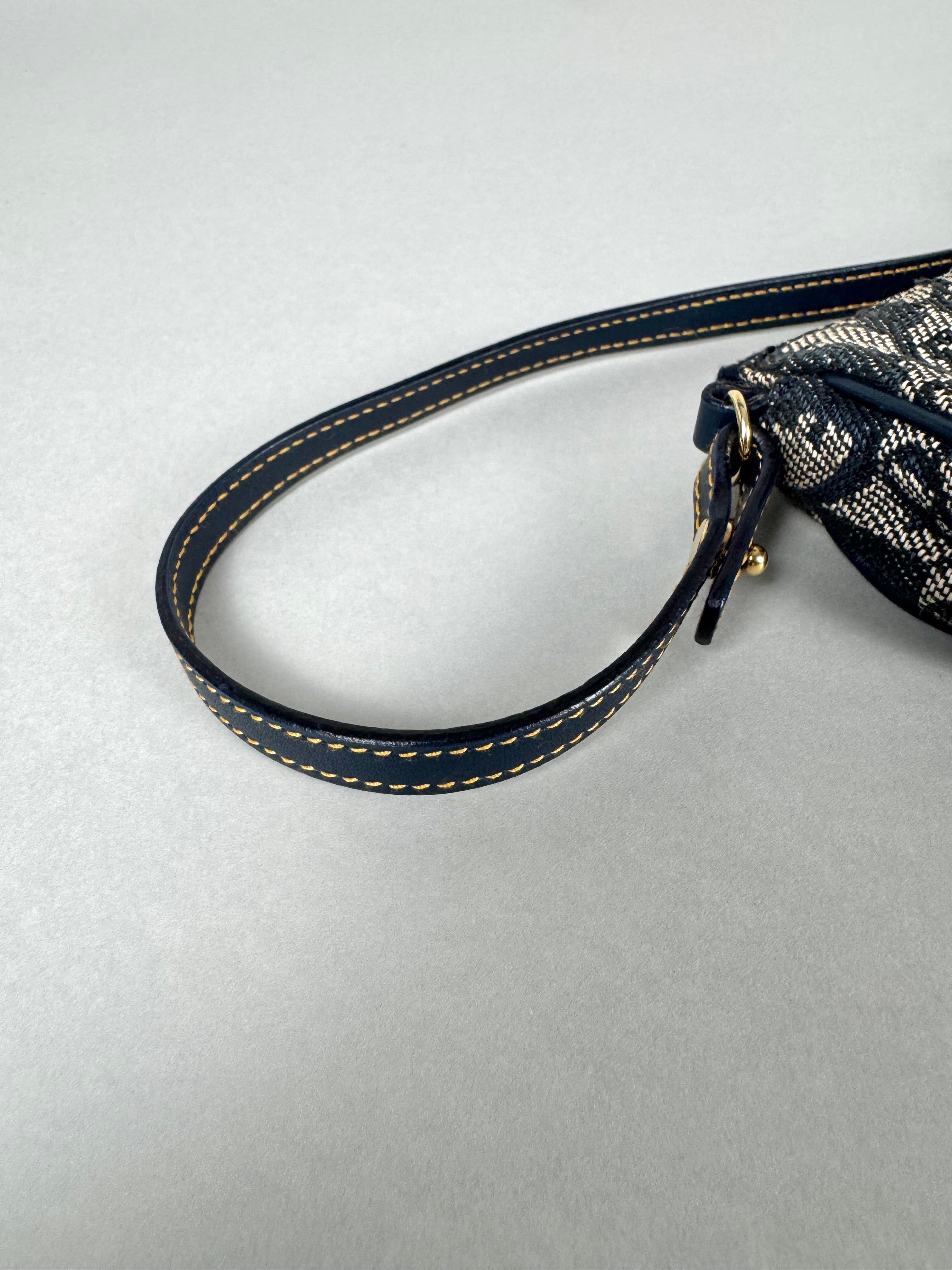 Christian Dior Mini Saddle Monogram Oblique Blue