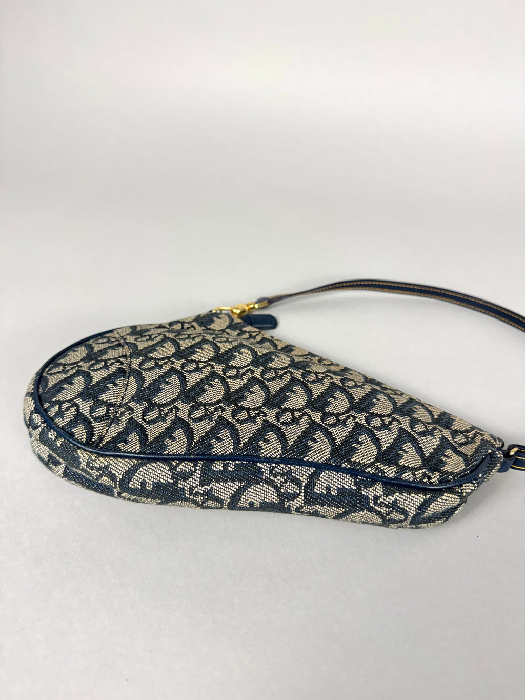 Christian Dior Mini Saddle Monogram Oblique Blue