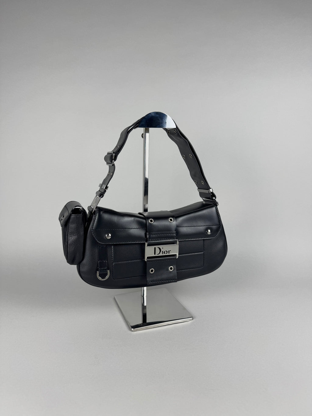 Christian Dior Street Chic Columbus Pocket Black Leather