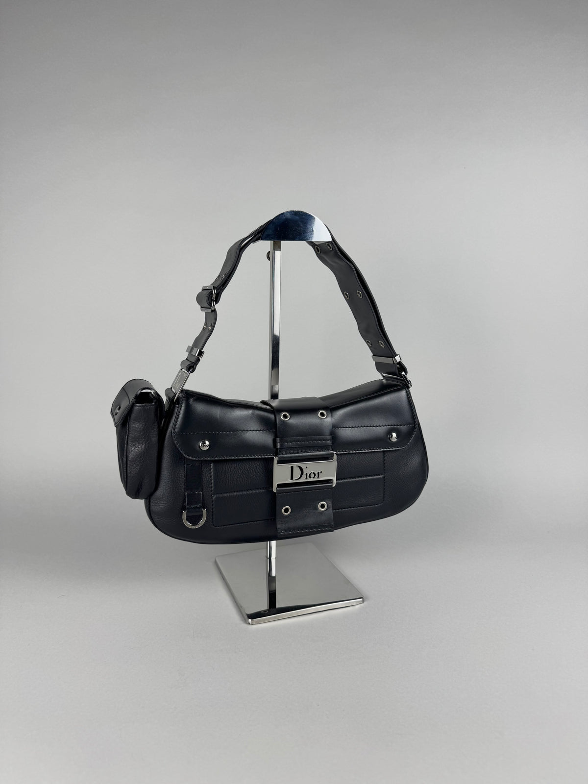 Christian Dior Street Chic Columbus Pocket Black Leather