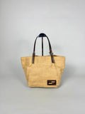 Fendi Linen Tote Shopping