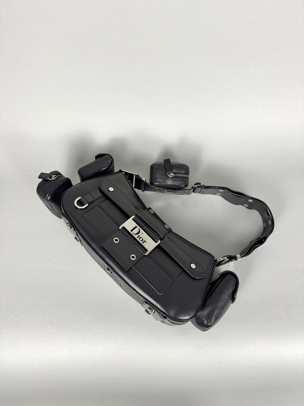 Christian Dior Street Chic Columbus Black Leather