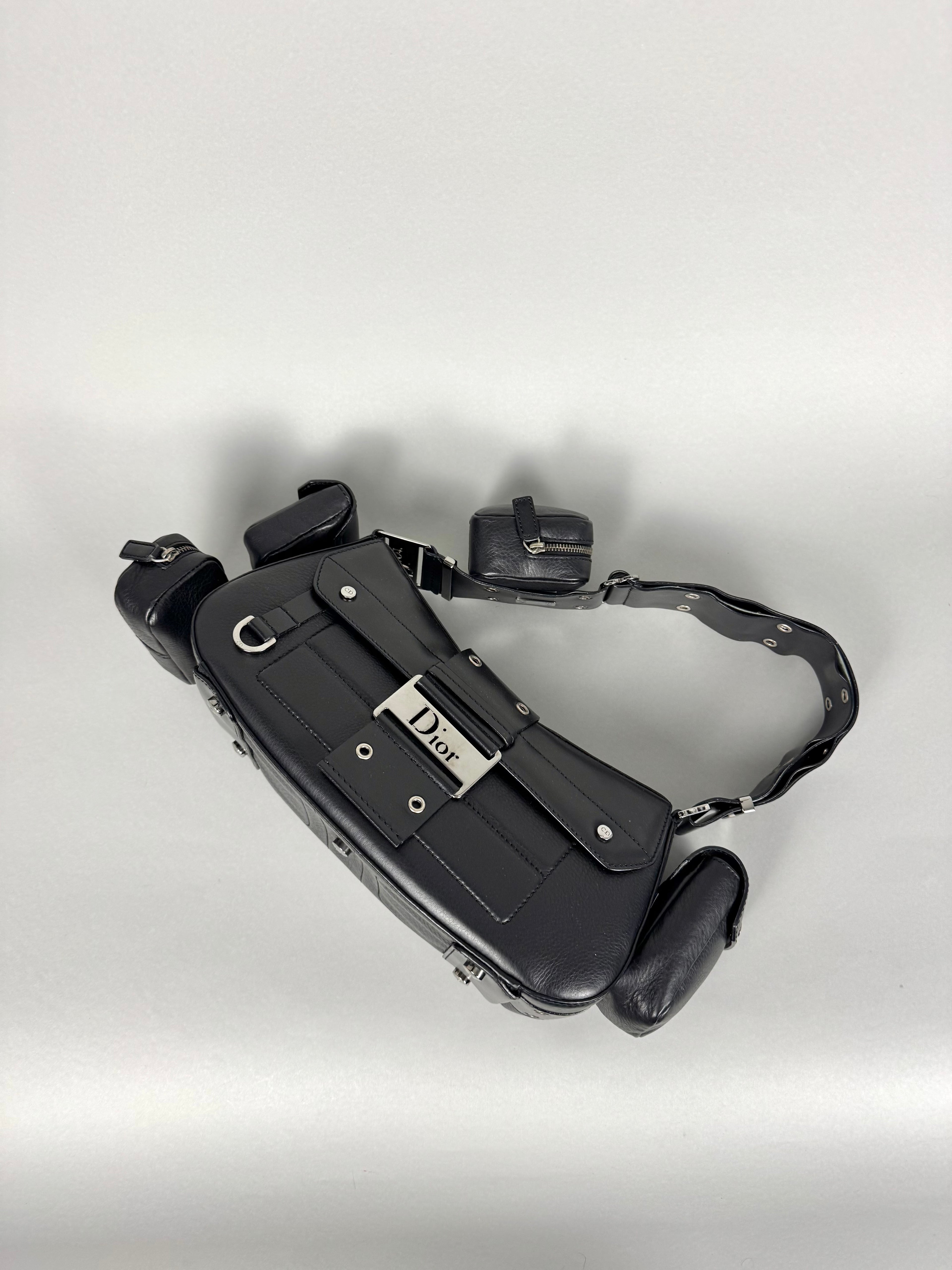 Christian Dior Street Chic Columbus Black Leather