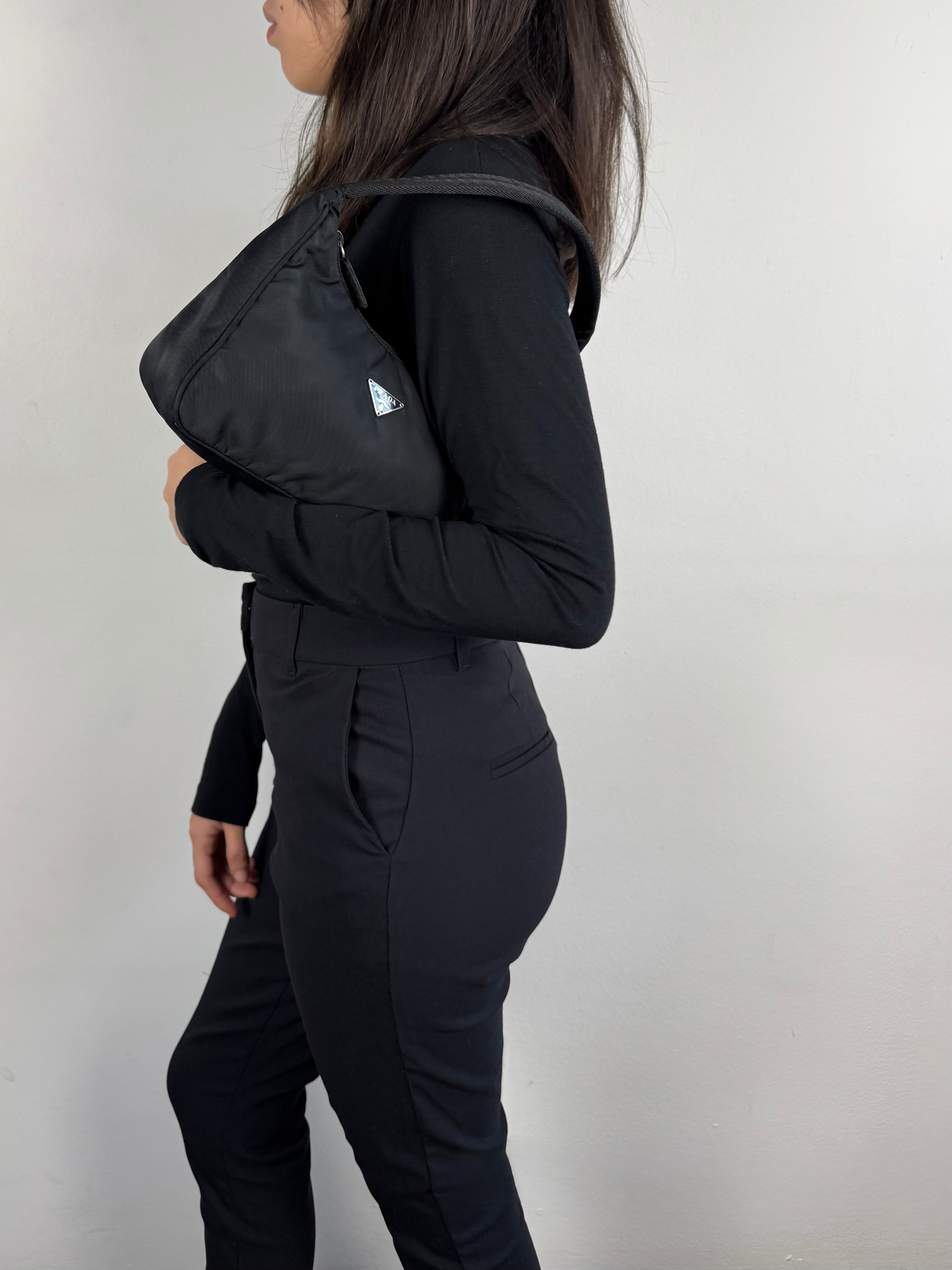 Prada Nylon Black Hobo