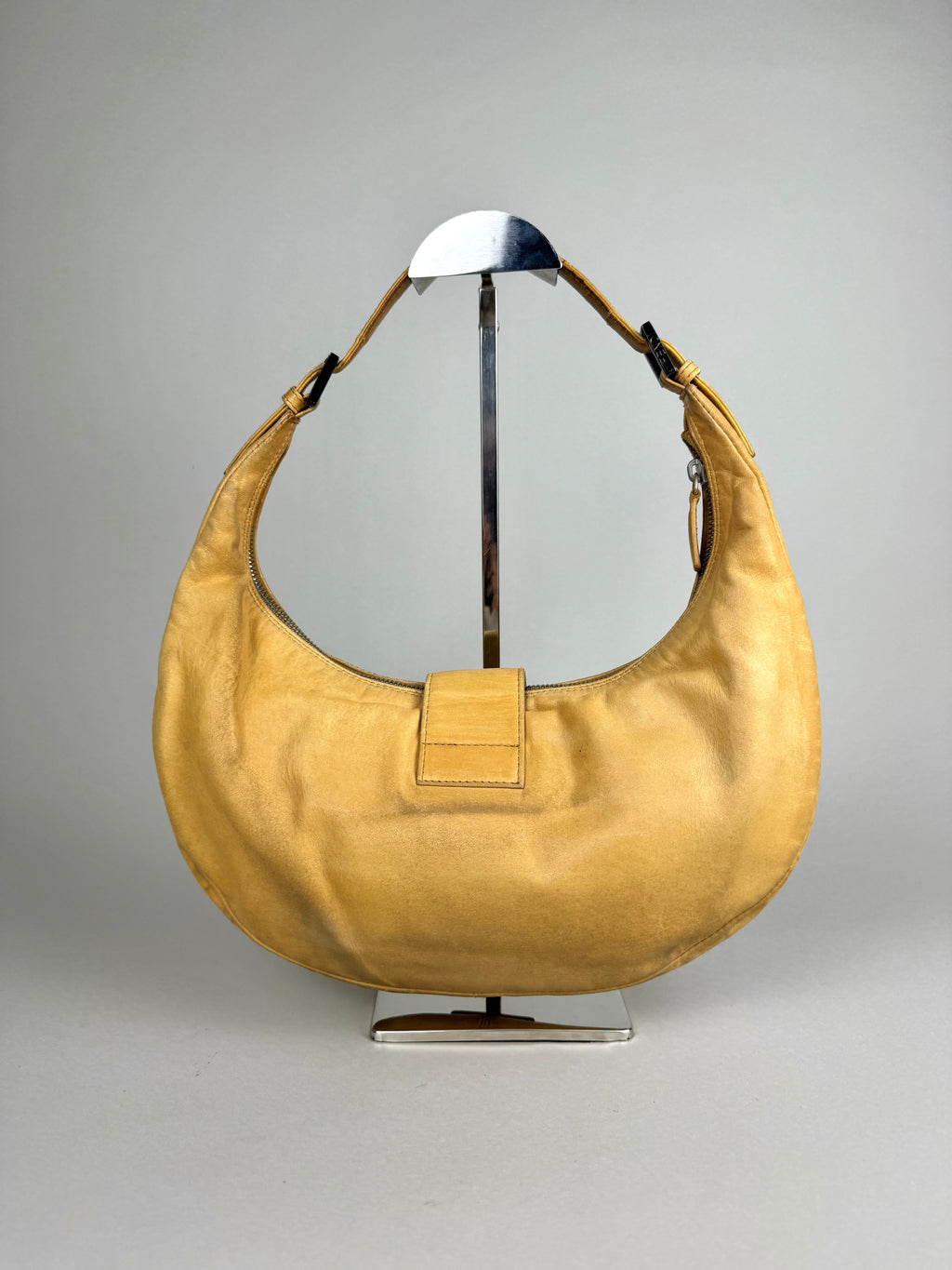 Fendi Croissant Lambskin Leather