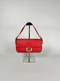 Fendi Baguette Leather Red