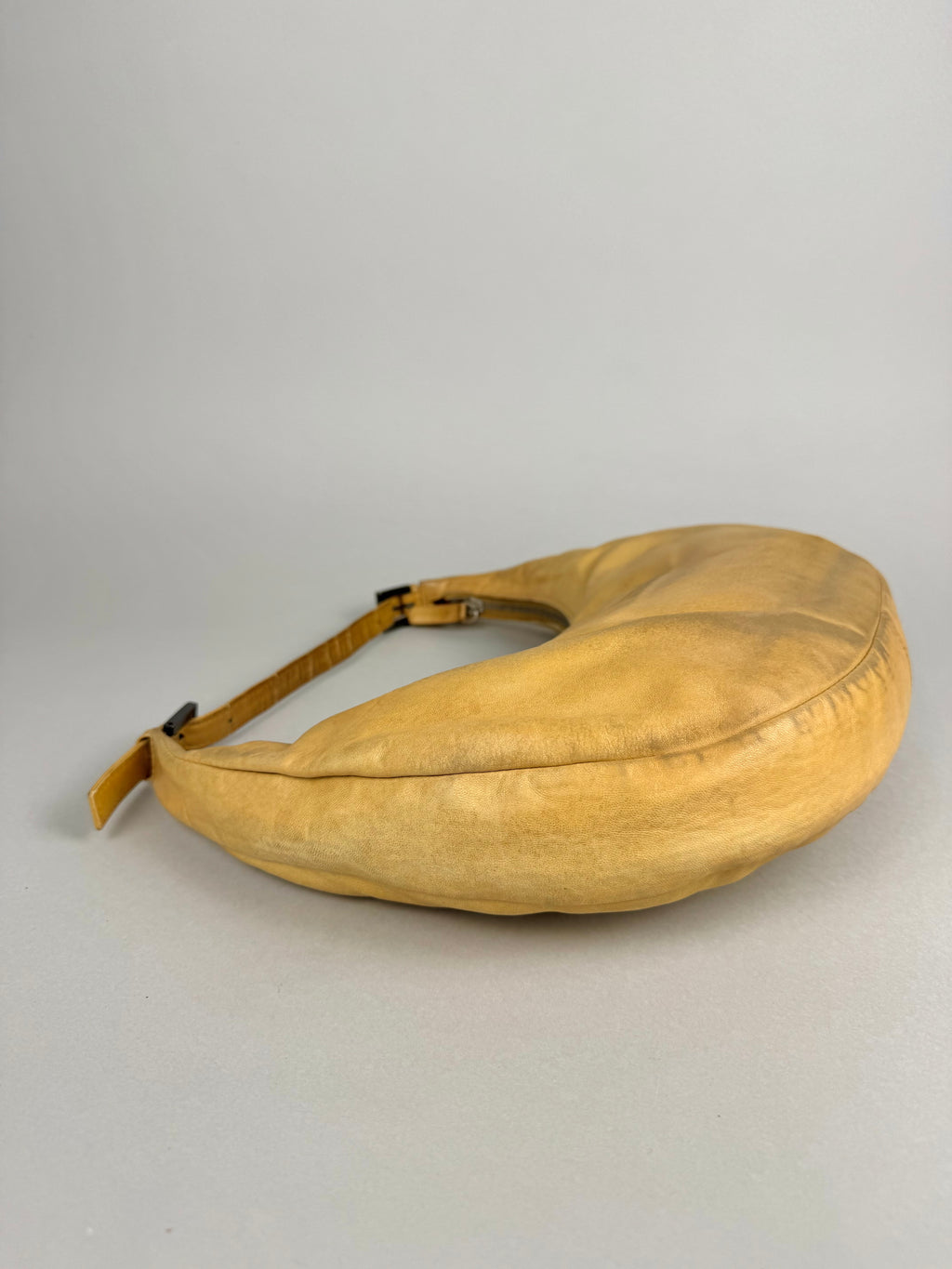 Fendi Croissant Lambskin Leather