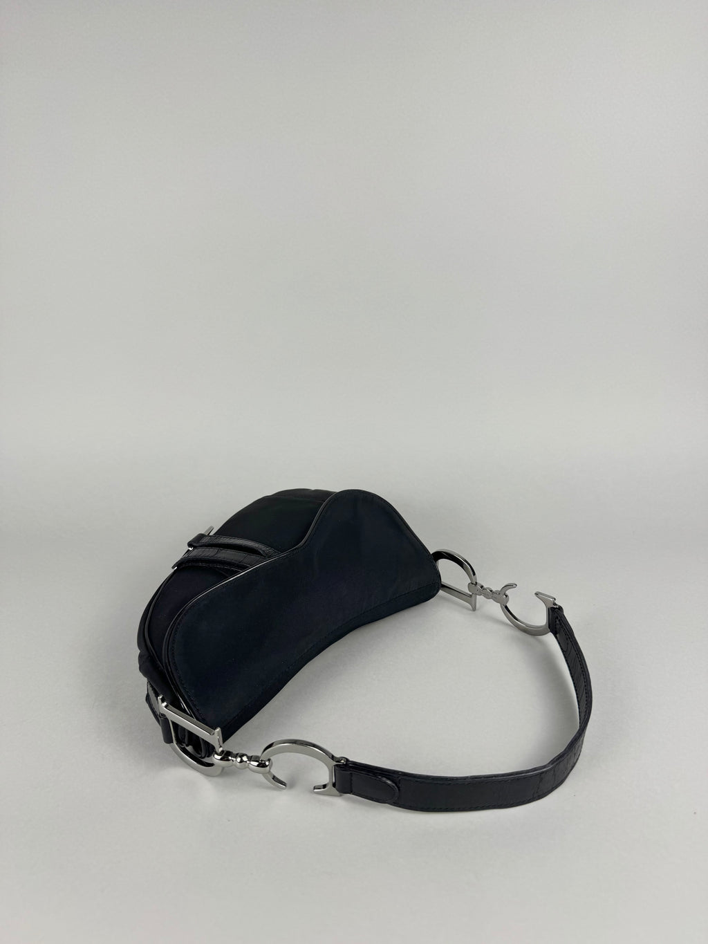 Christian Dior Saddle Black Nylon
