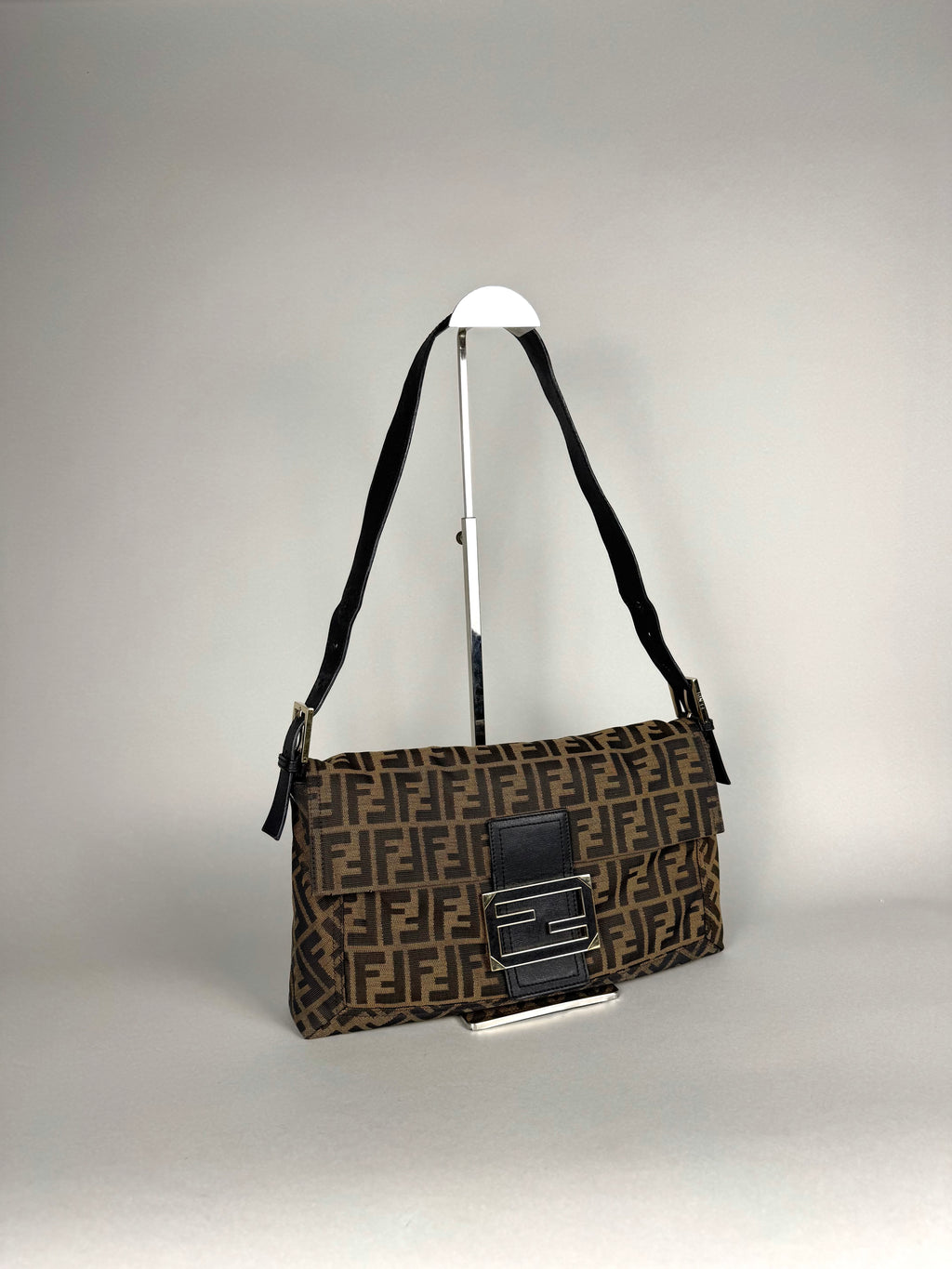 Fendi Maxi Monogram Zucca Baguette