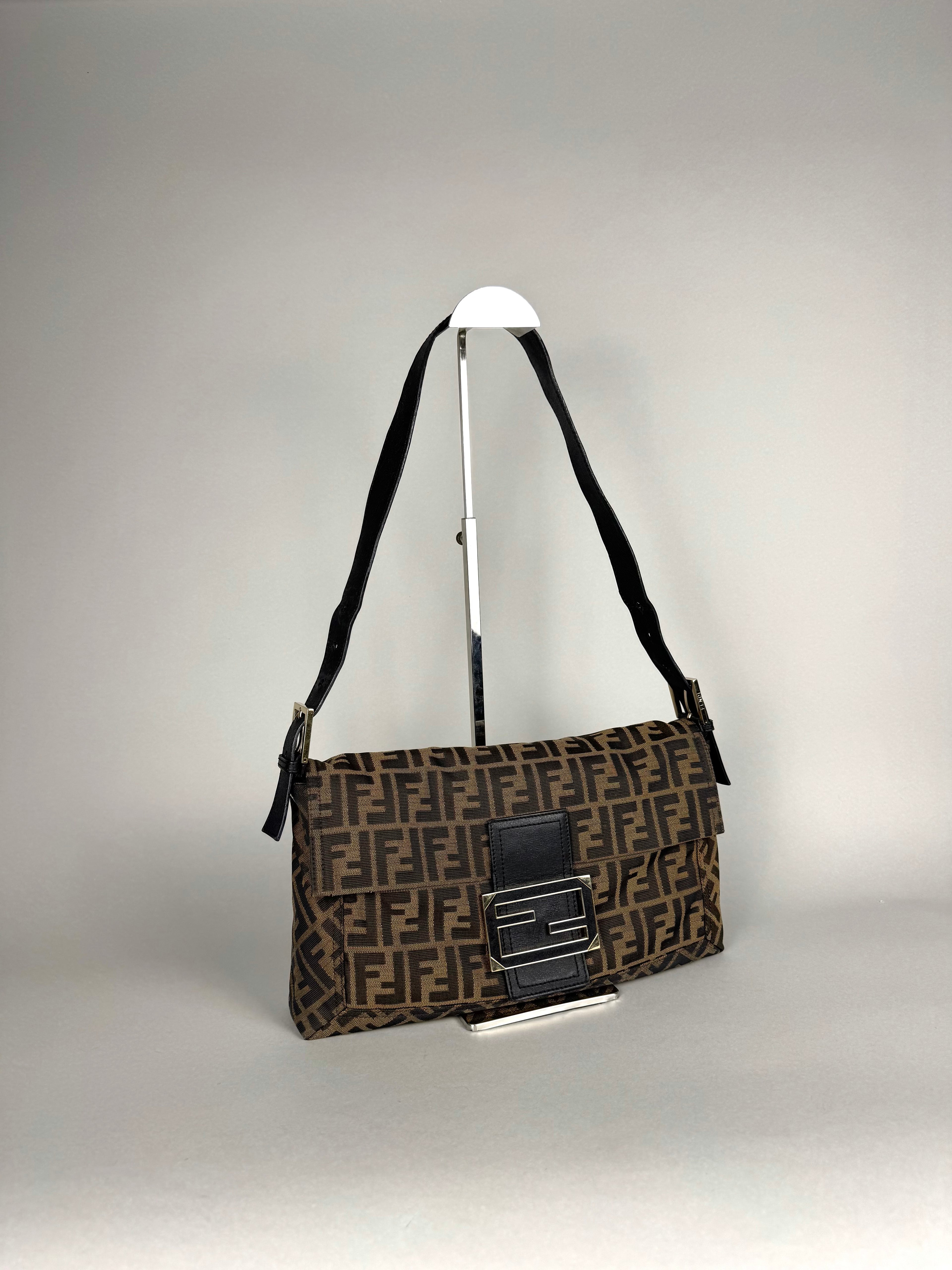 Fendi Maxi Monogram Zucca Baguette