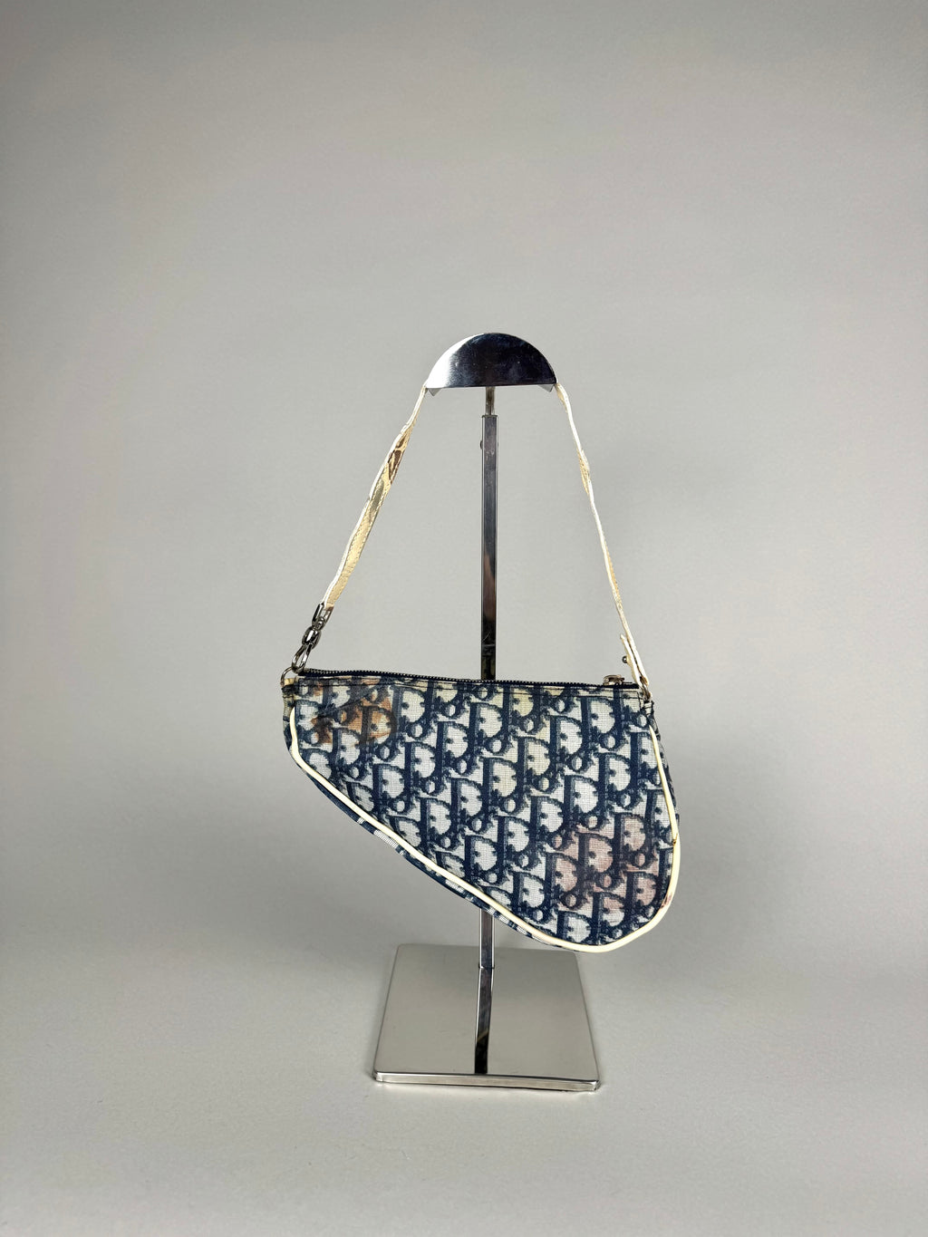 Christian Dior Monogram Mini Saddle Oblique Blue