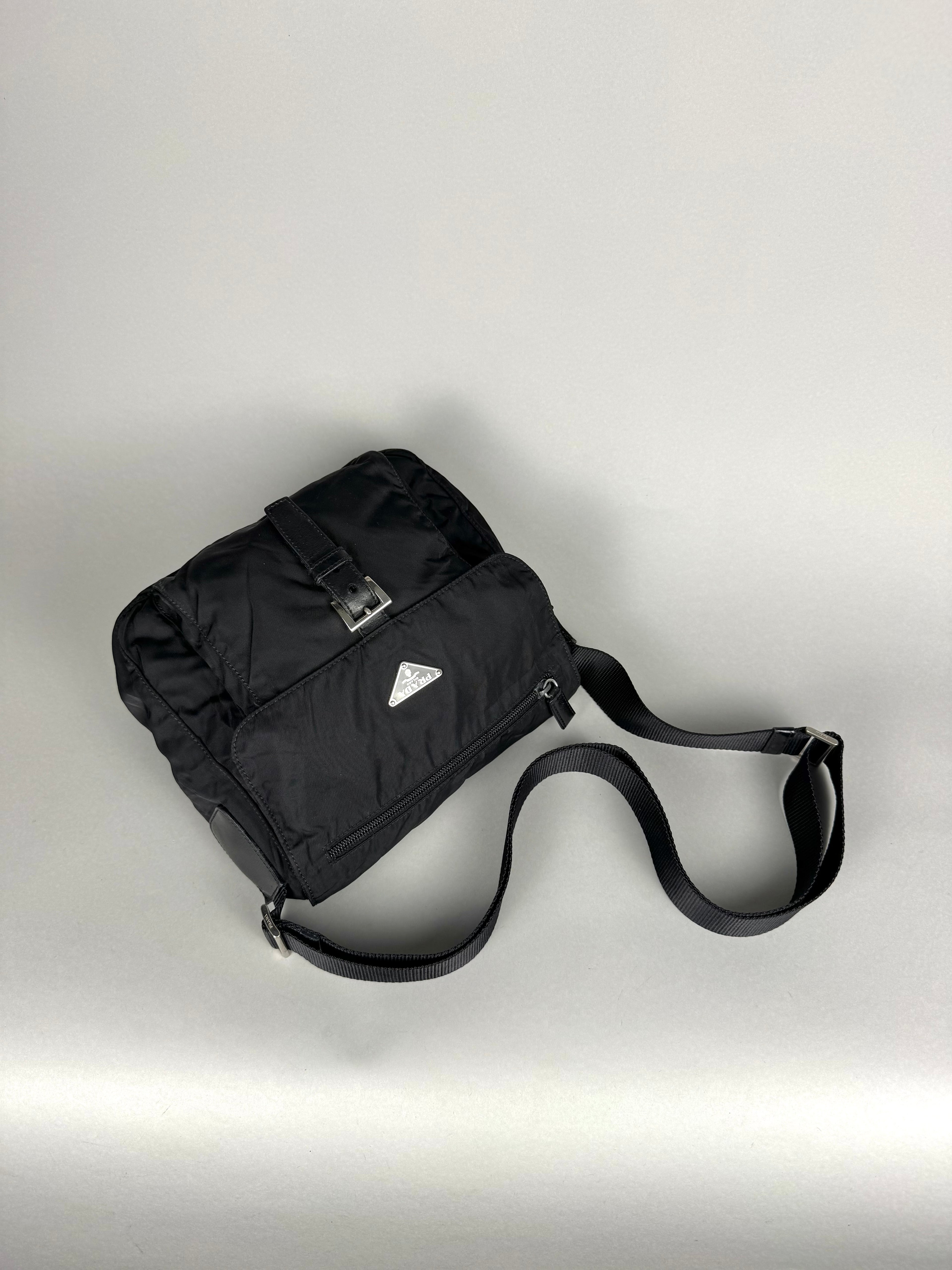 Prada Vela Nylon Black