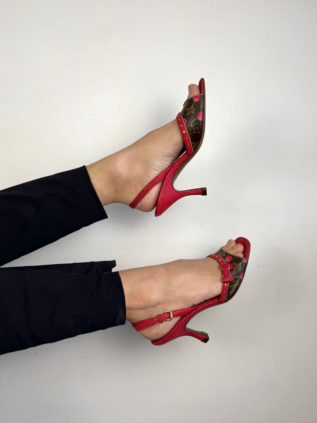 Louis Vuitton Cherry Blossom Murakami Sandals