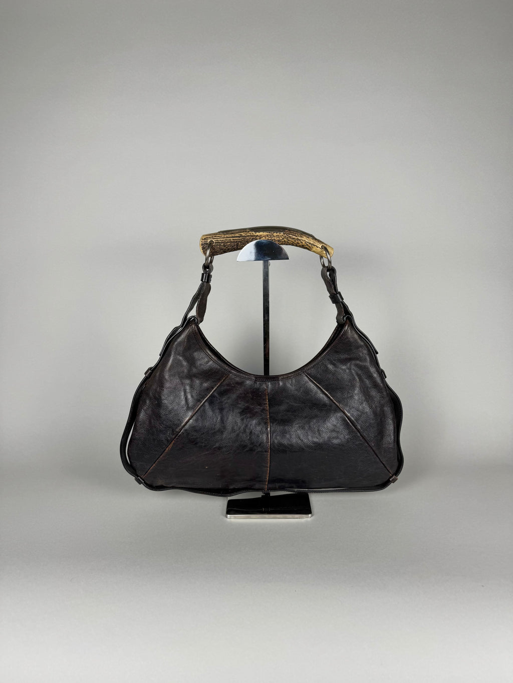 Yves Saint Laurent Mombasa Leather Brown