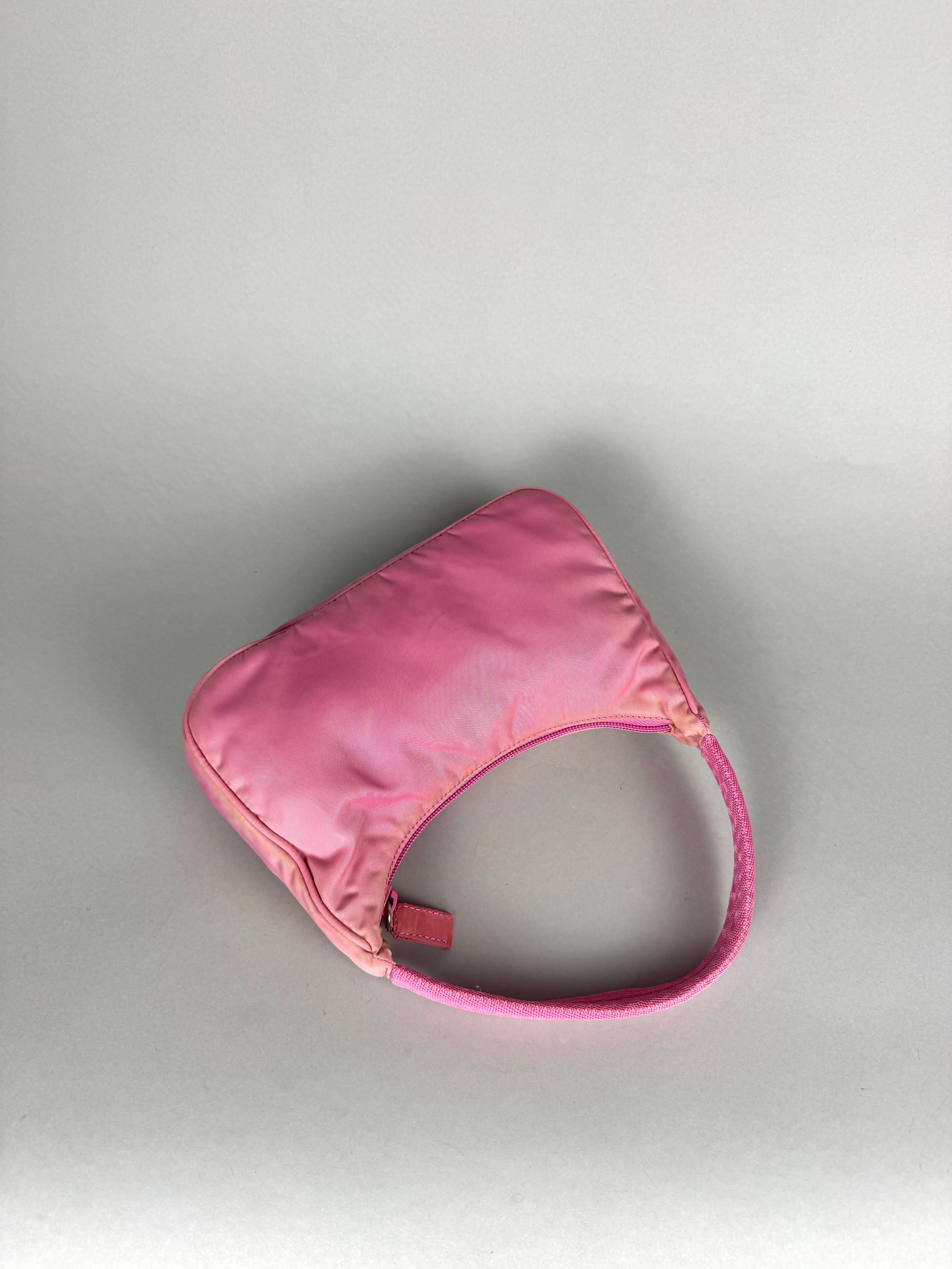 Prada Nylon Pink Hobo