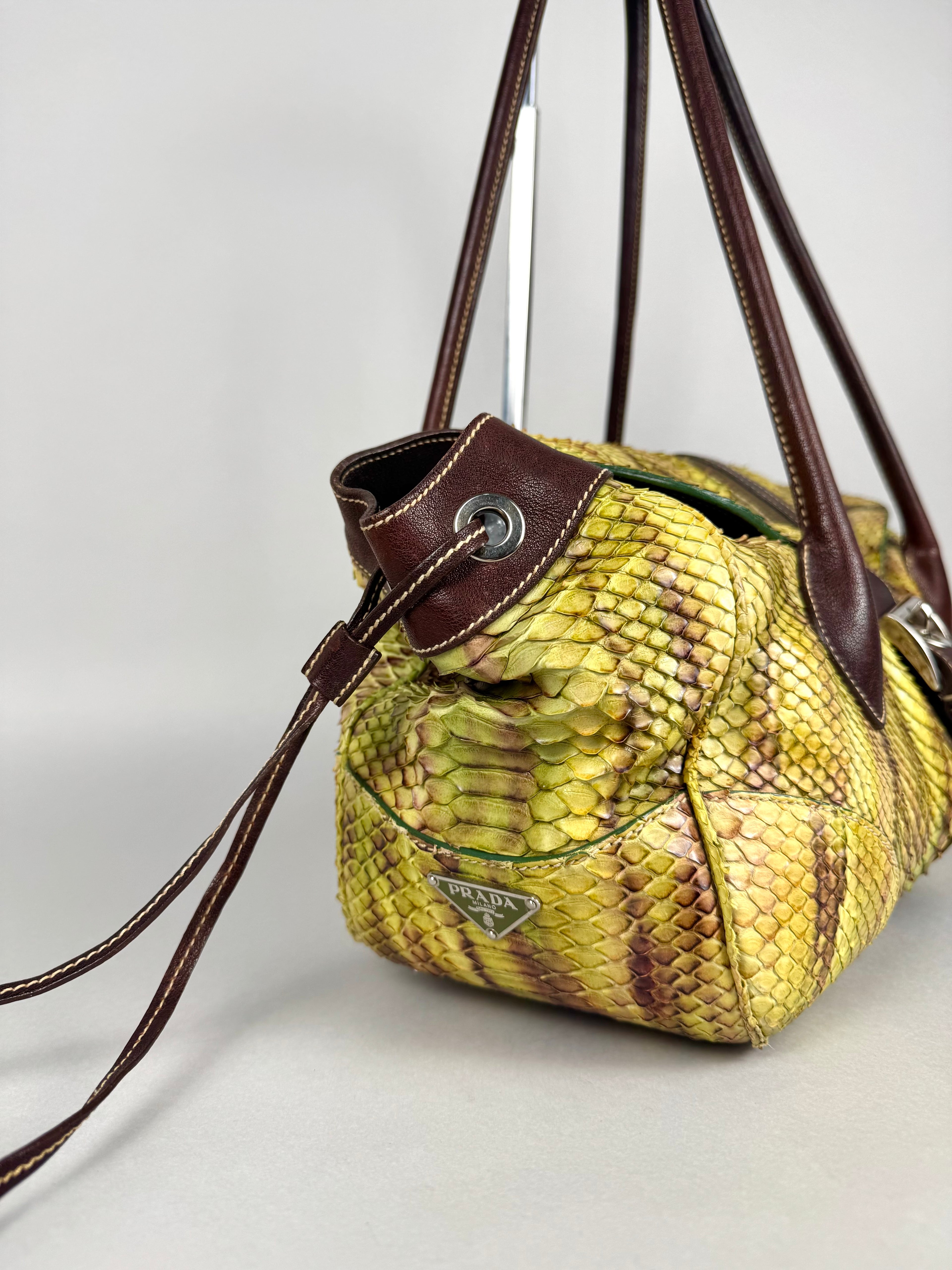 Prada Python Leather Shoulder