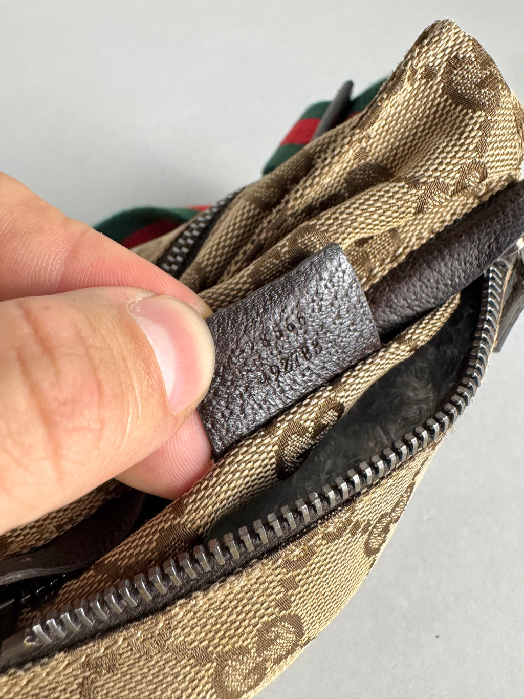 Gucci Monogram Double Pocket Belt