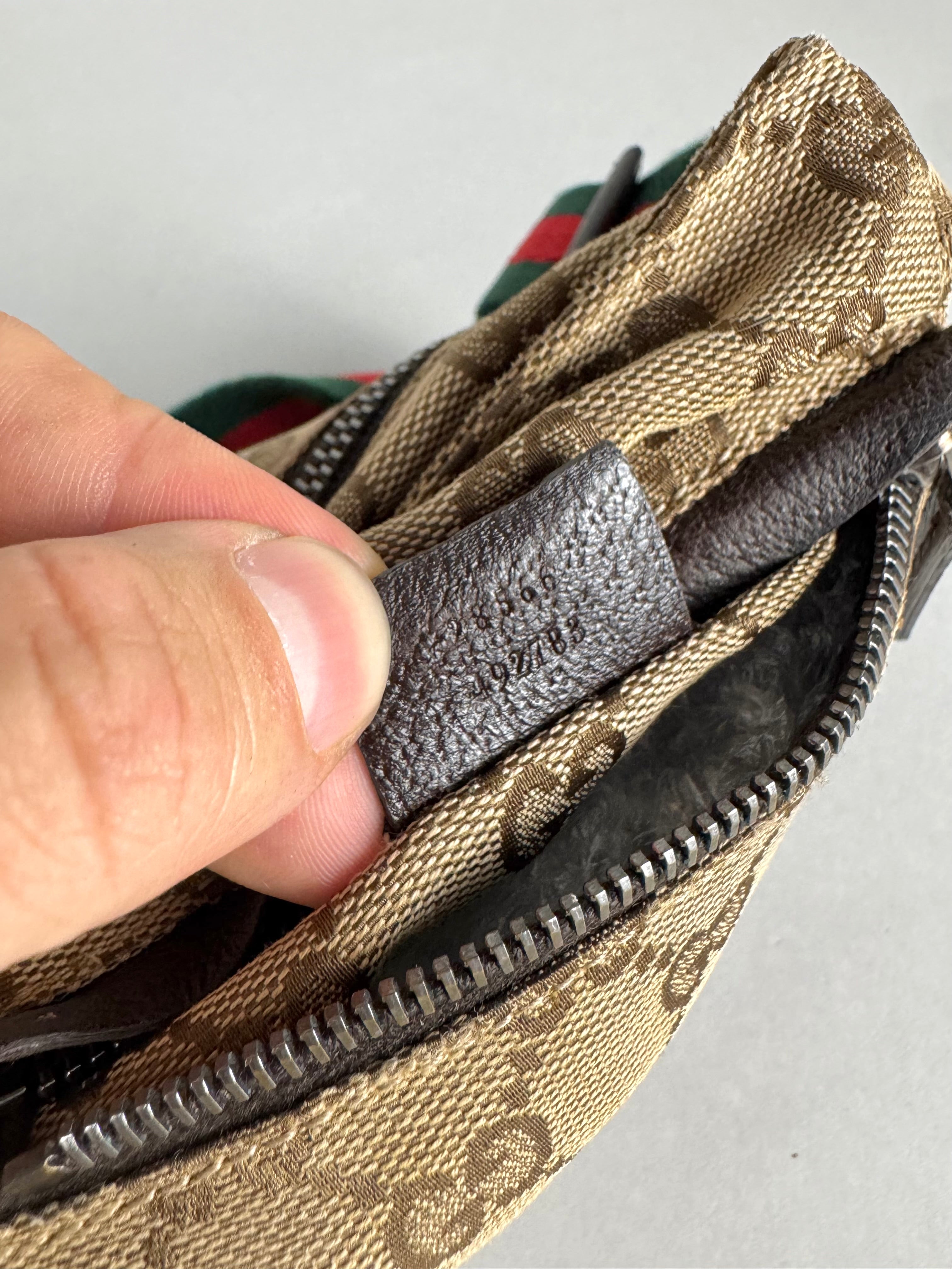 Gucci Monogram Double Pocket Belt