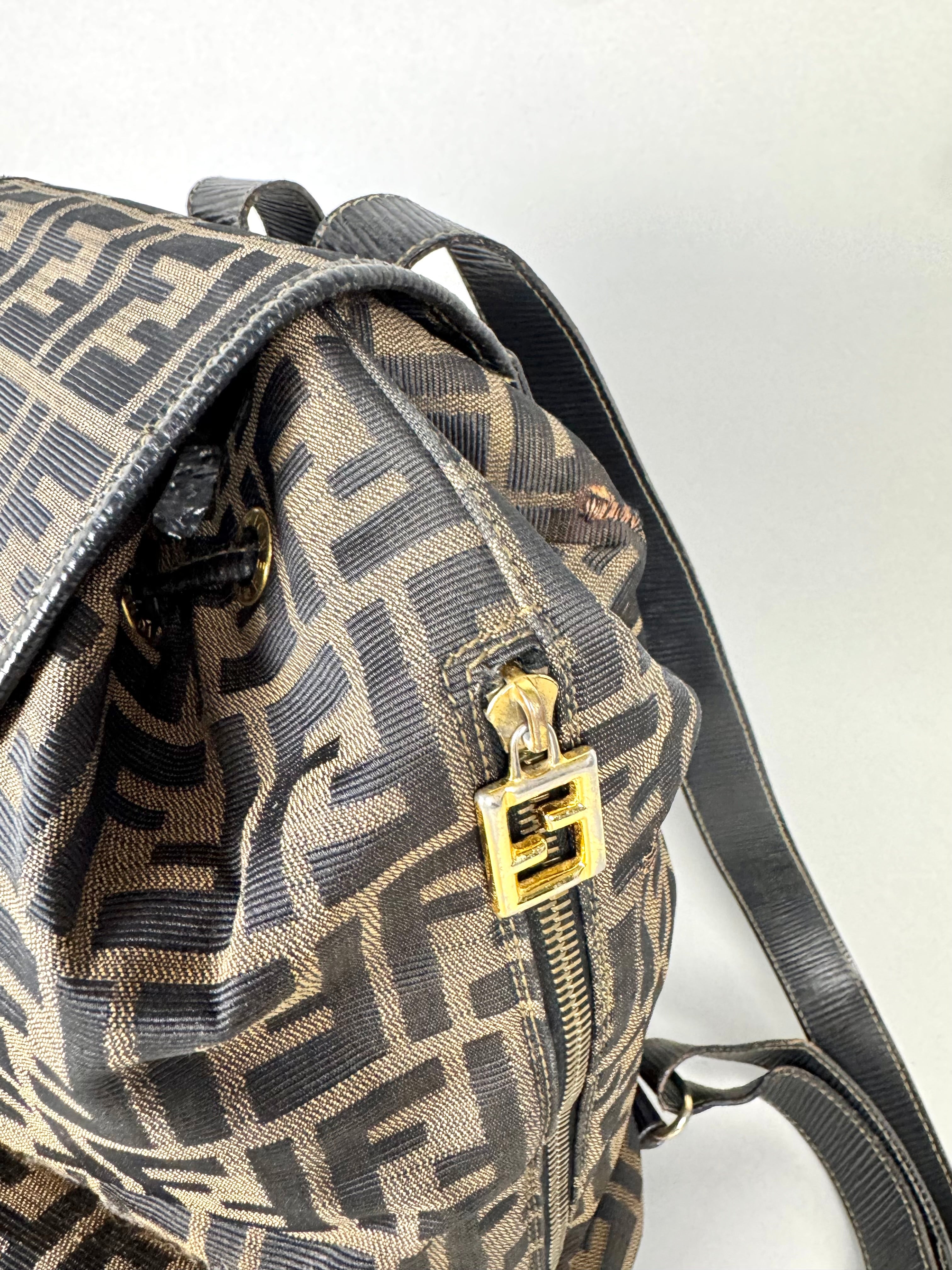 Fendi Monogram Zucca Backpack