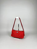 Prada Red Nylon Pochette