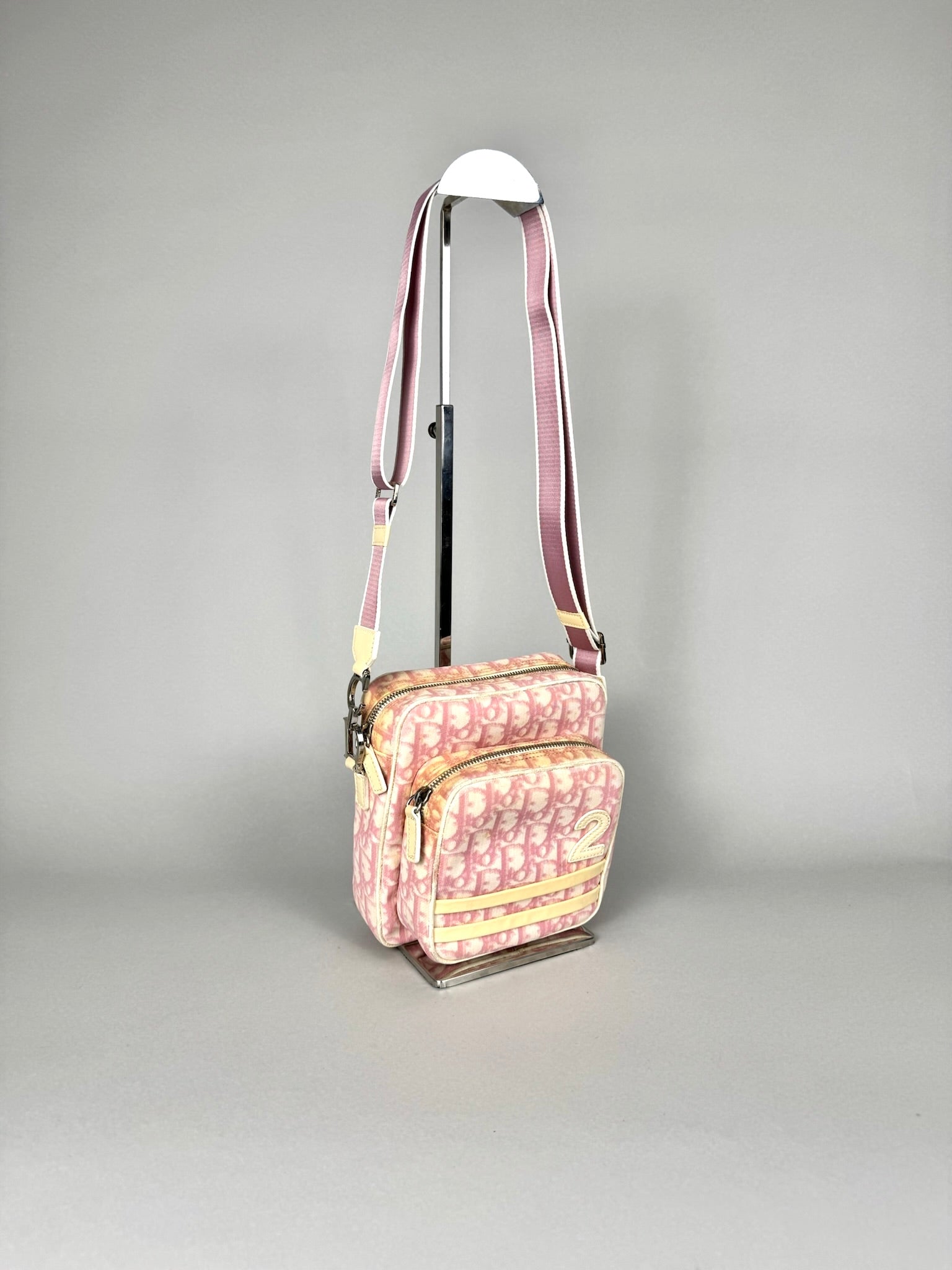 Christian Dior Girly Pink Monogram Trotter Crossbody