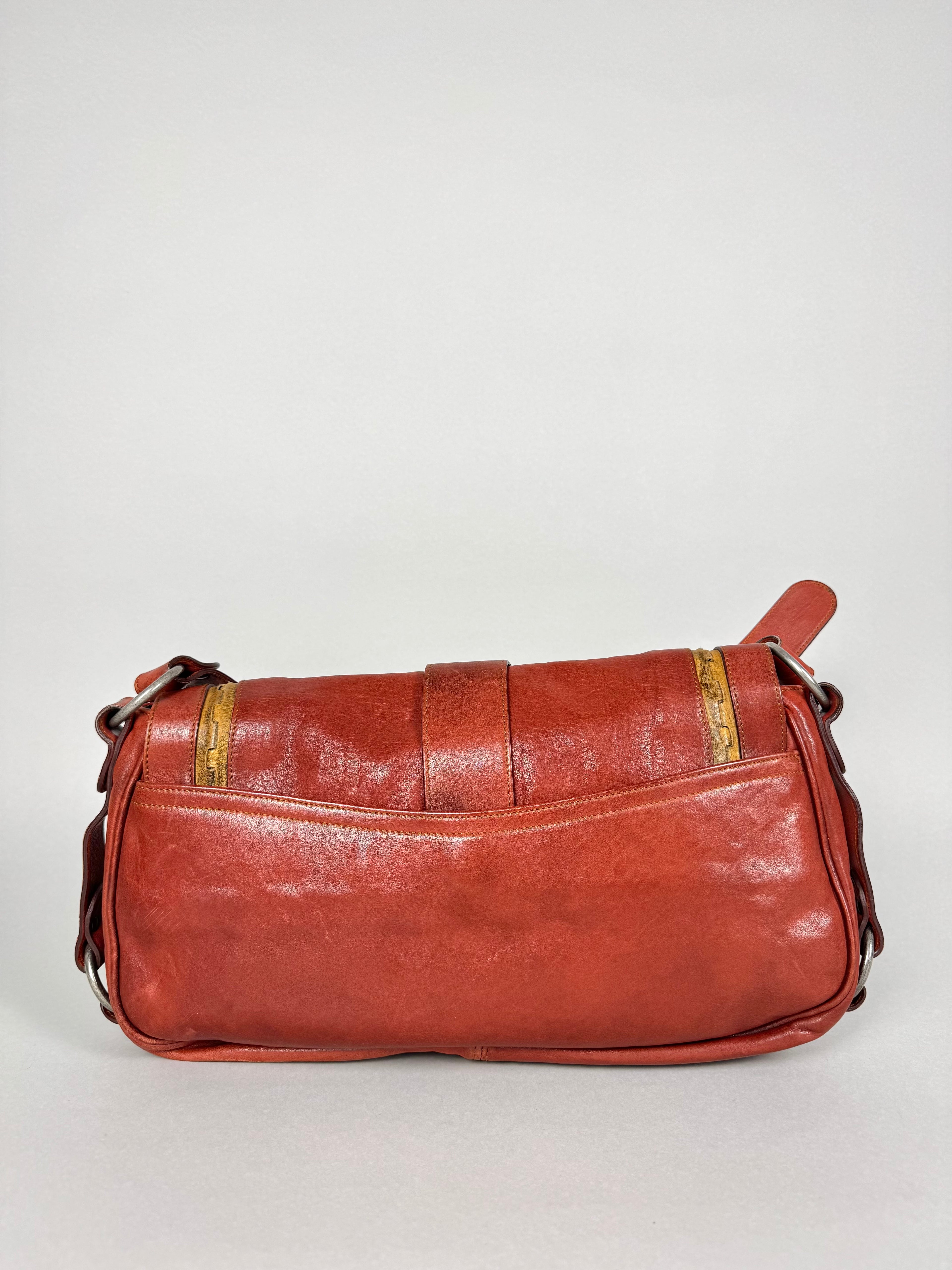 Christian Dior Gaucho Leather Red