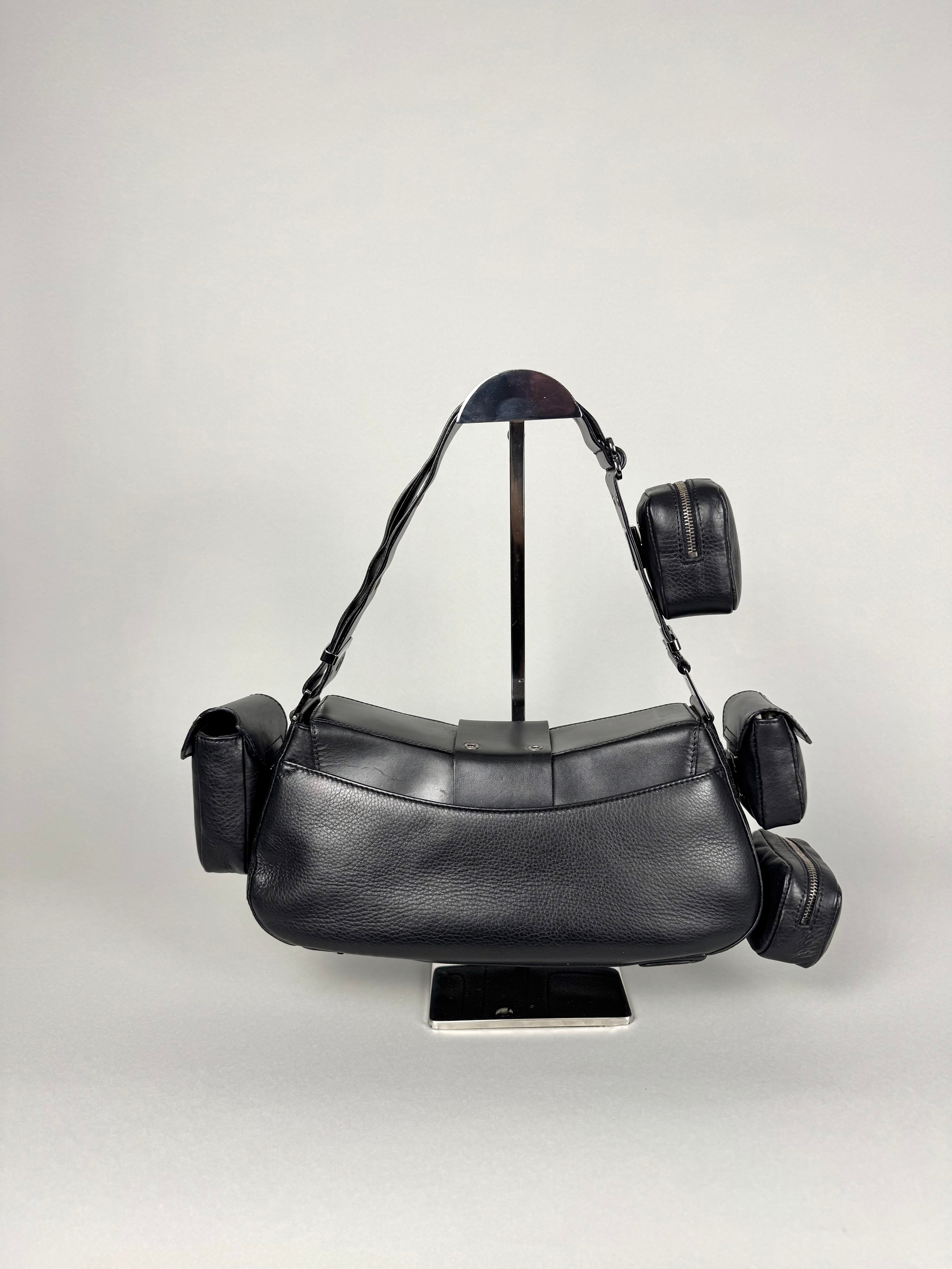 Christian Dior Street Chic Columbus Black Leather