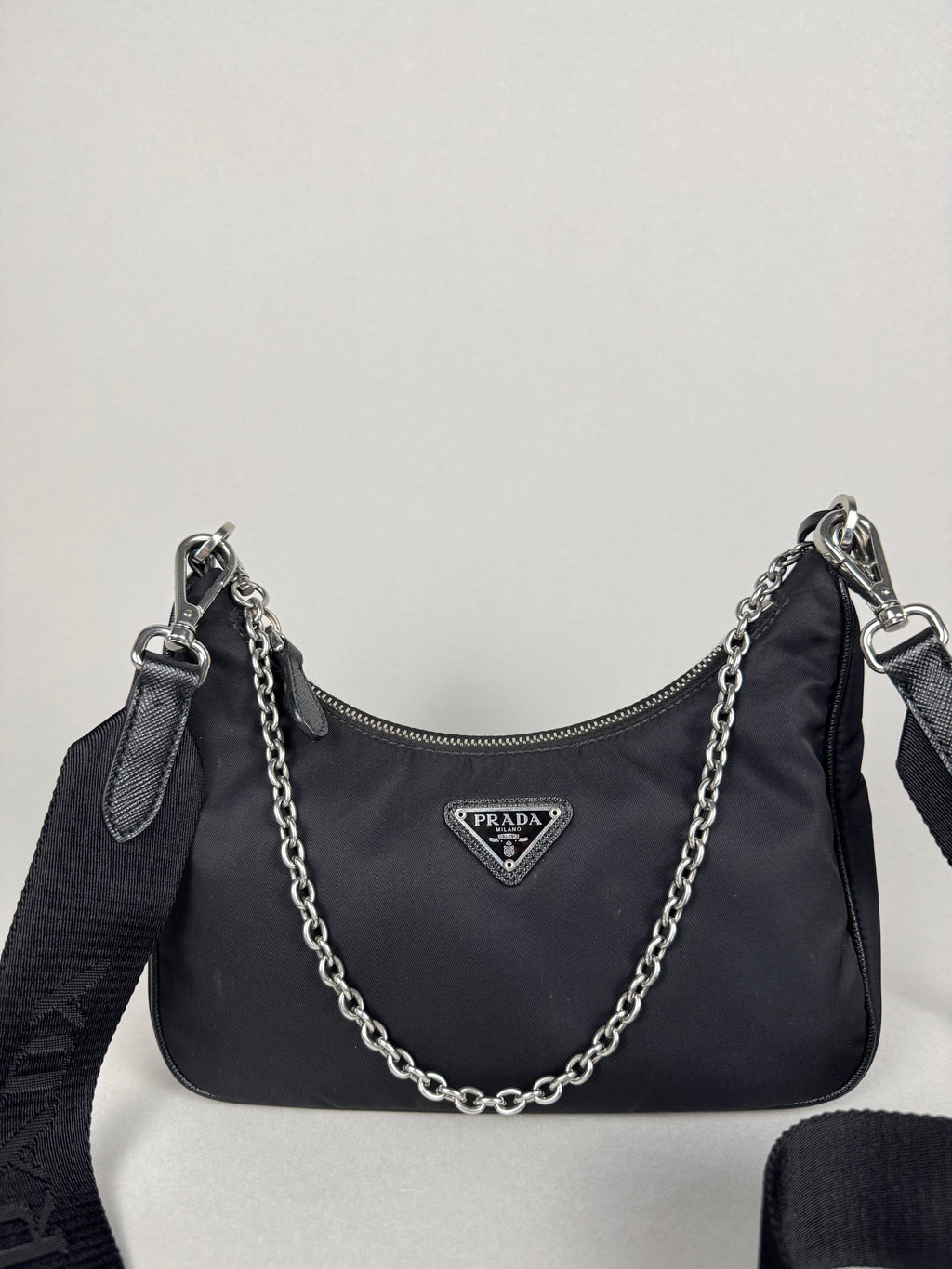 Prada Black Nylon Re-Edition 2005