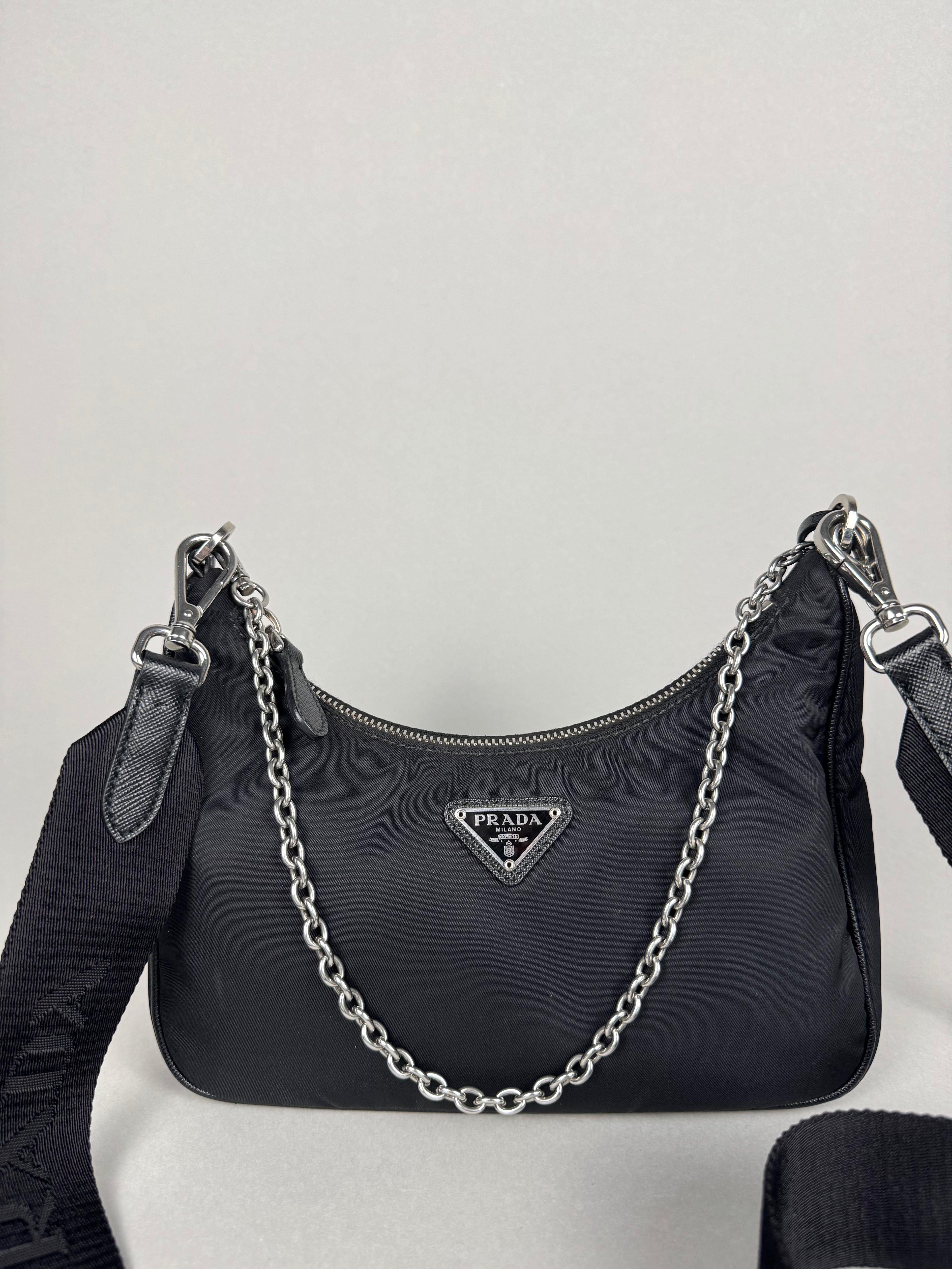 Prada Black Nylon Re-Edition 2005