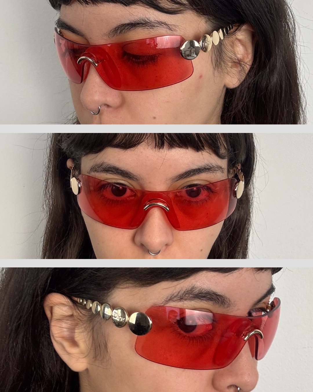 Christian Dior Millenium Red Sunglasses