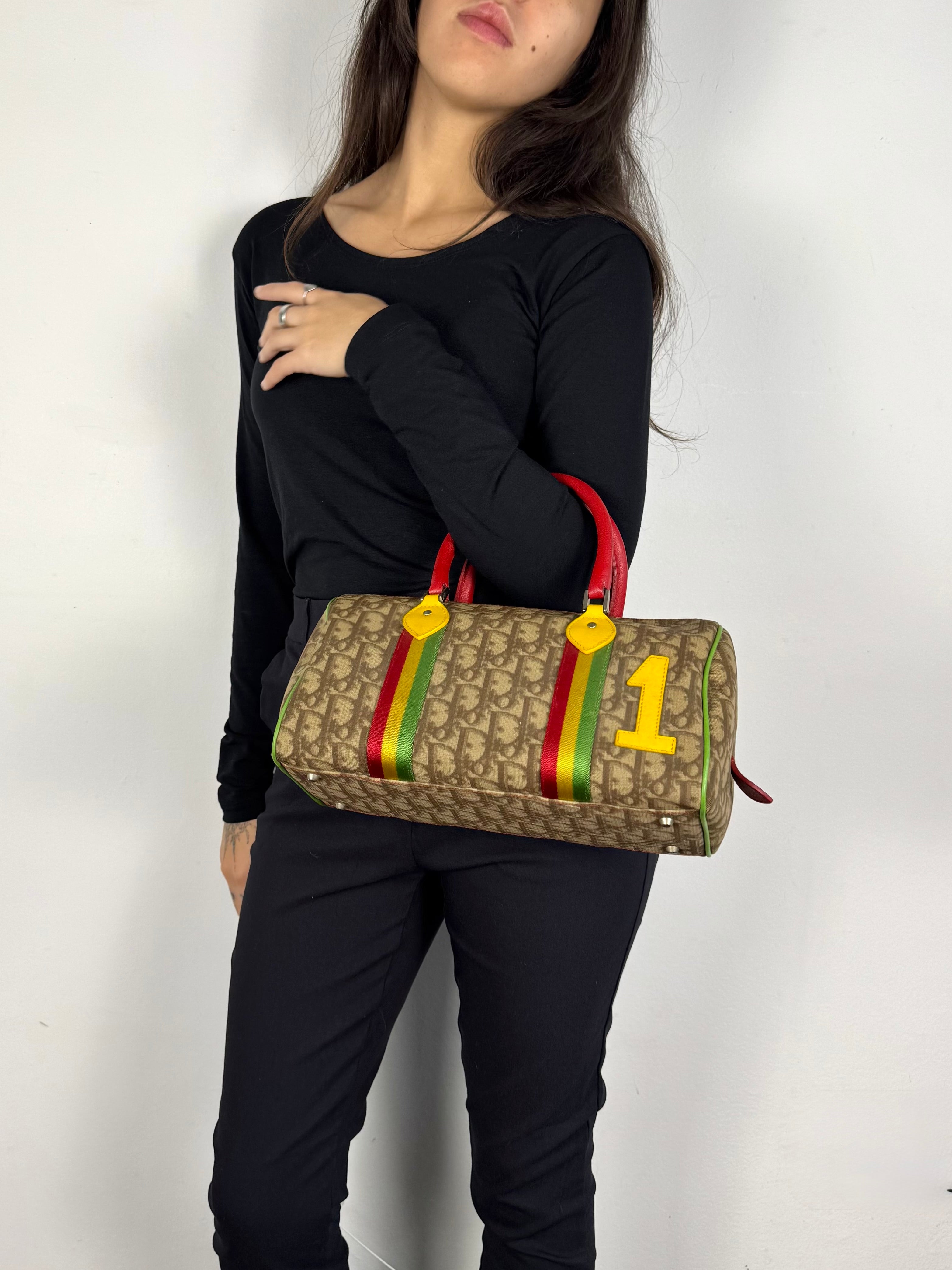 Christian Dior Monogram Rasta Boston