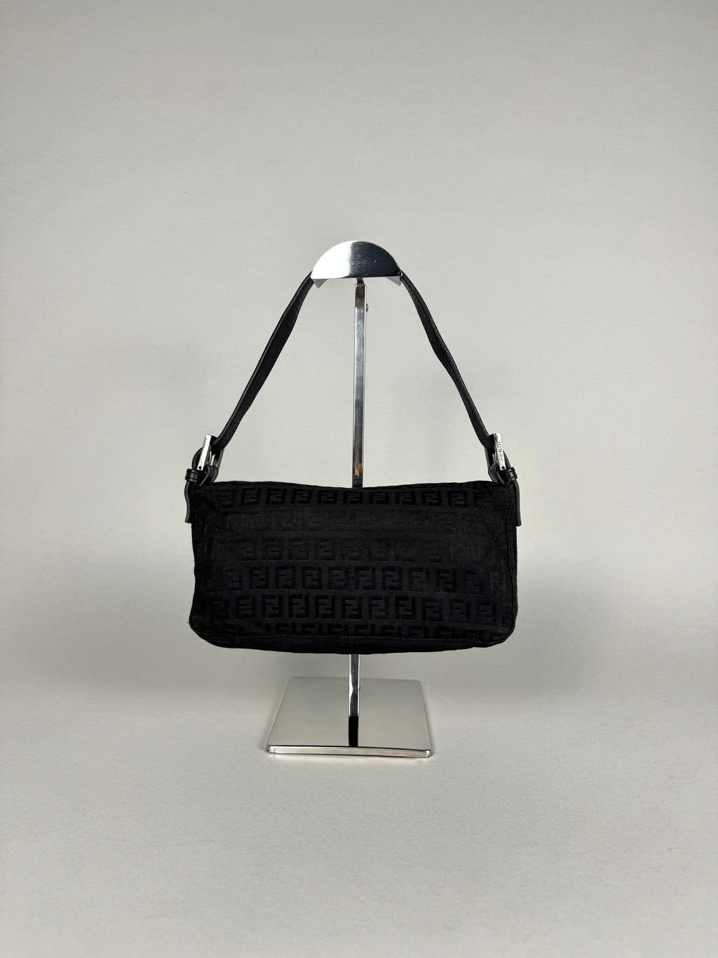 Fendi Baguette Monogram Black