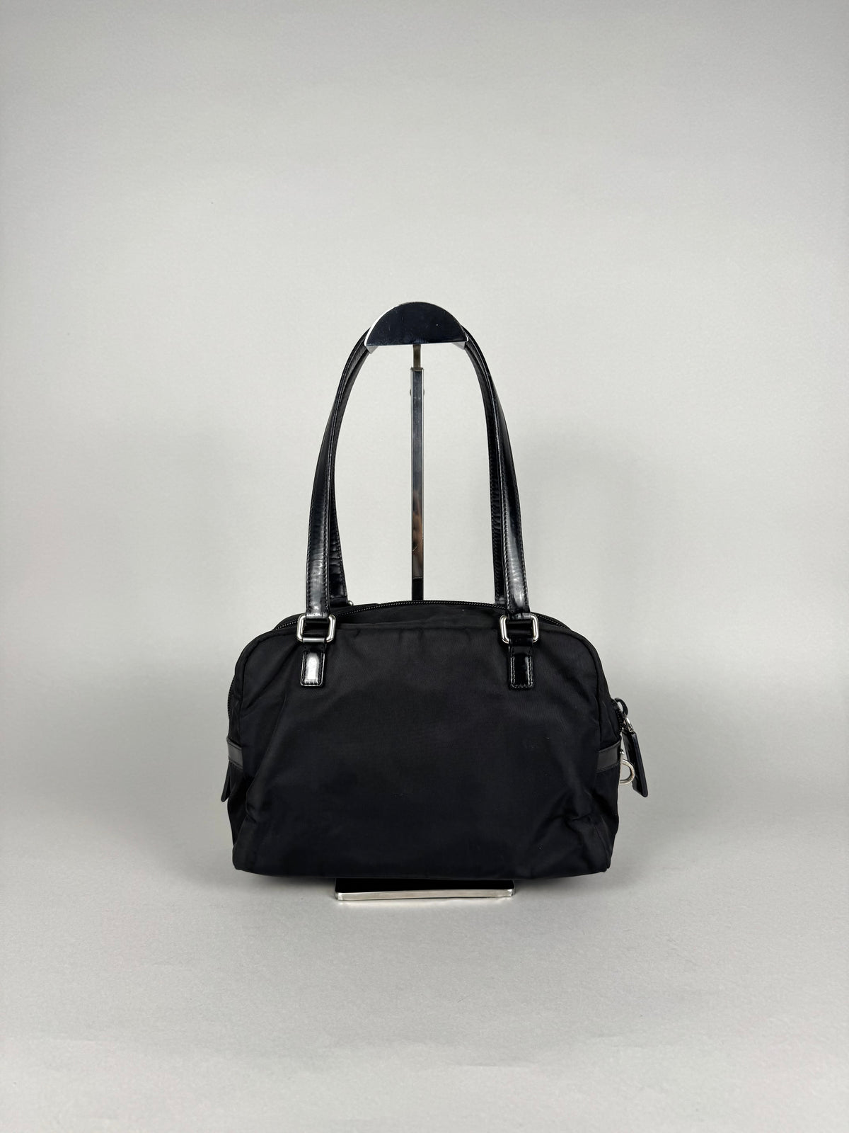 Prada Tessuto Black Nylon Shoulder