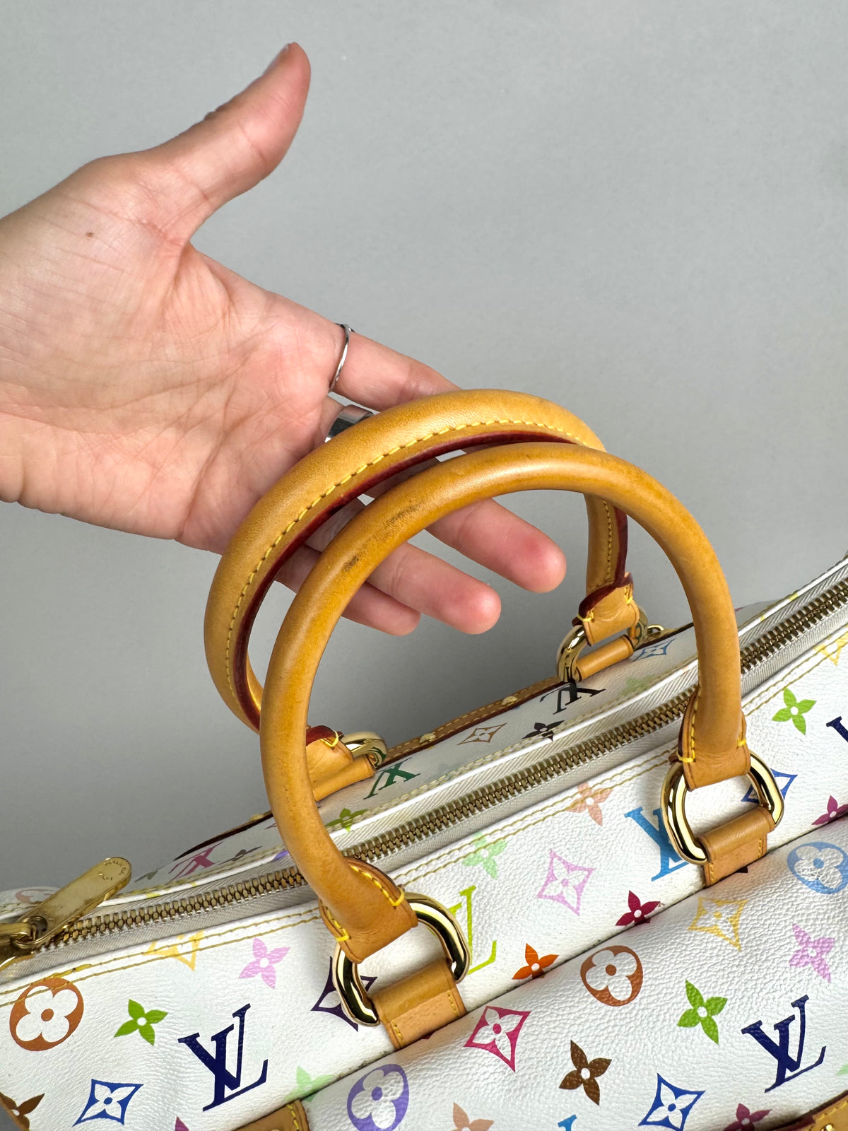 Louis Vuitton Rita Monogram Multicolor White Murakami
