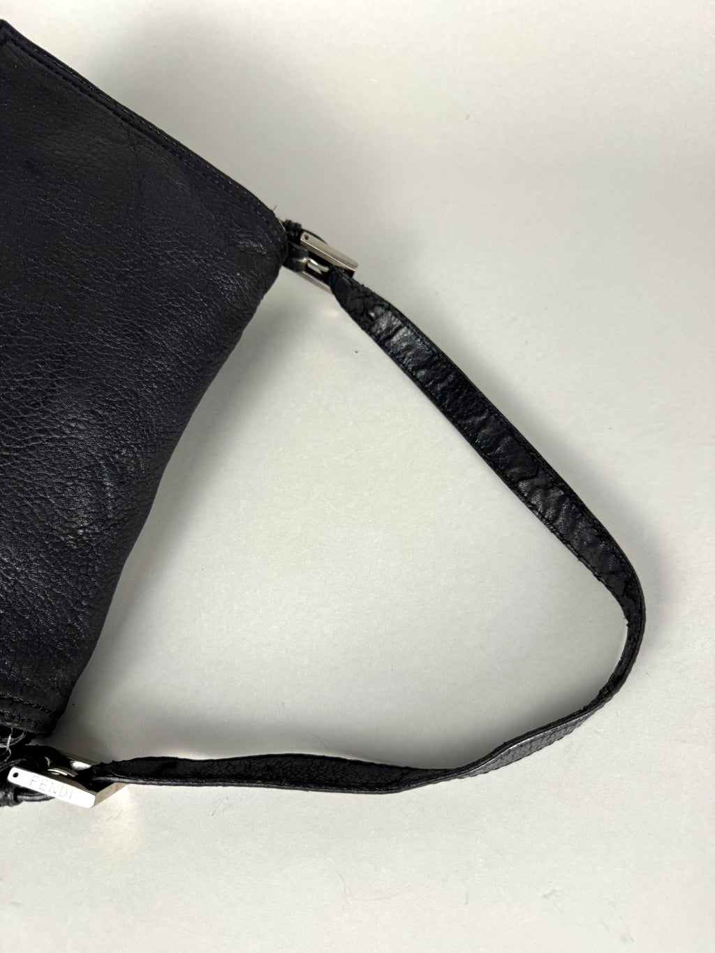 Fendi Mama Baguette Black Leather