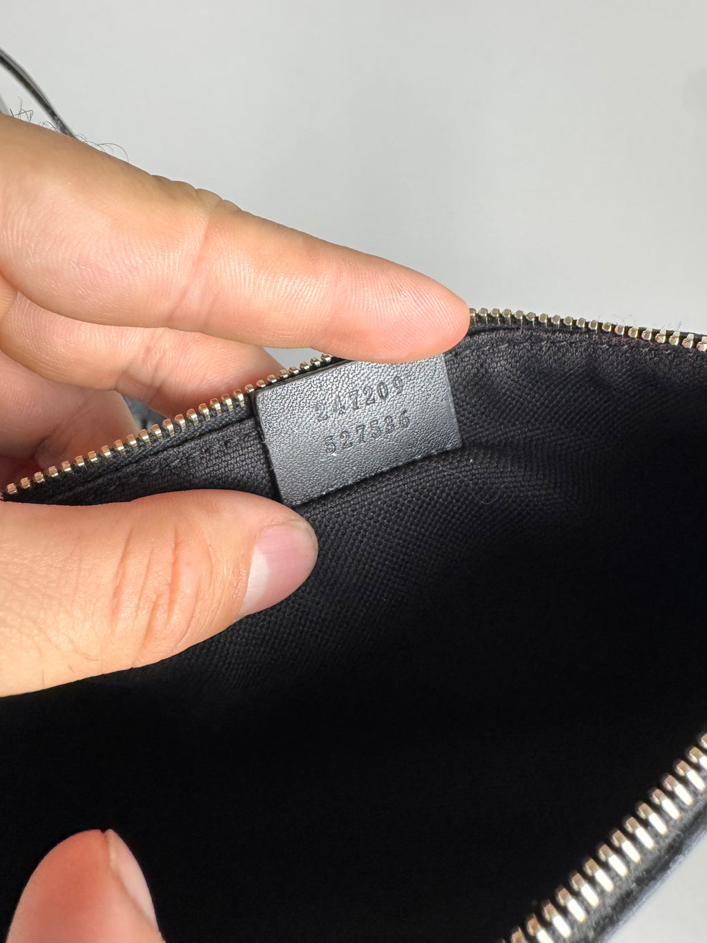 Gucci Monogram Black Tote with Pouch