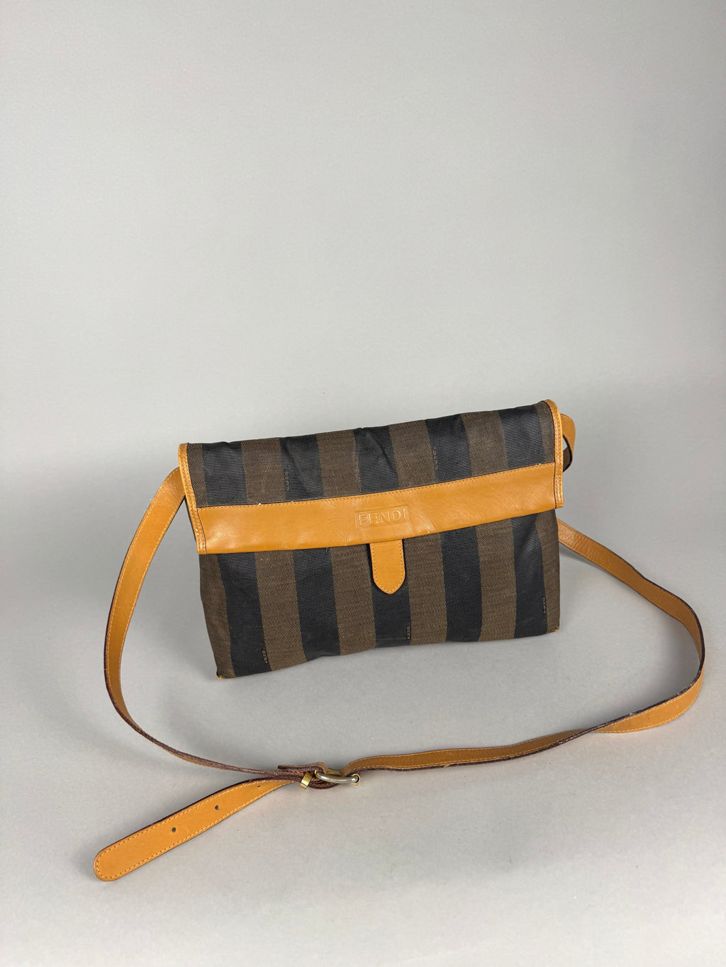 Fendi Pequim Stripe Envelope Crossbody