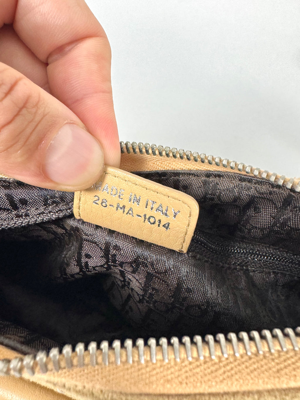 Christian Dior Peace and Love Suede Leather Crossbody Bag