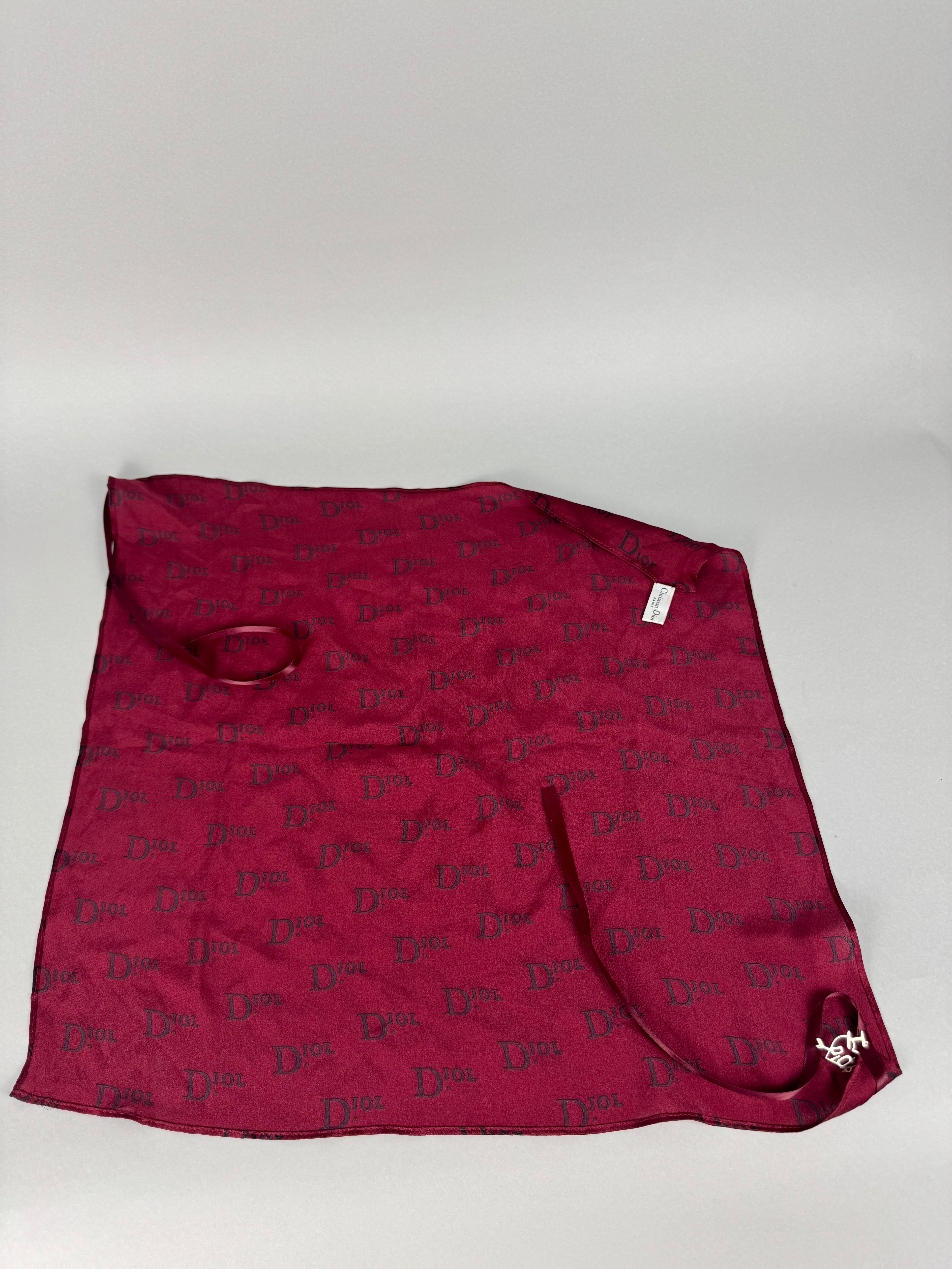 Christian Dior Scarf Rouge “I Love Dior”