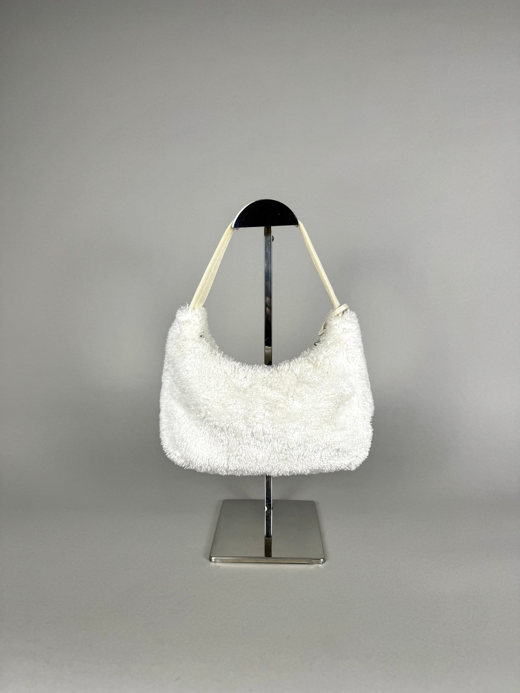 Prada Re Edition Nylon Fur White