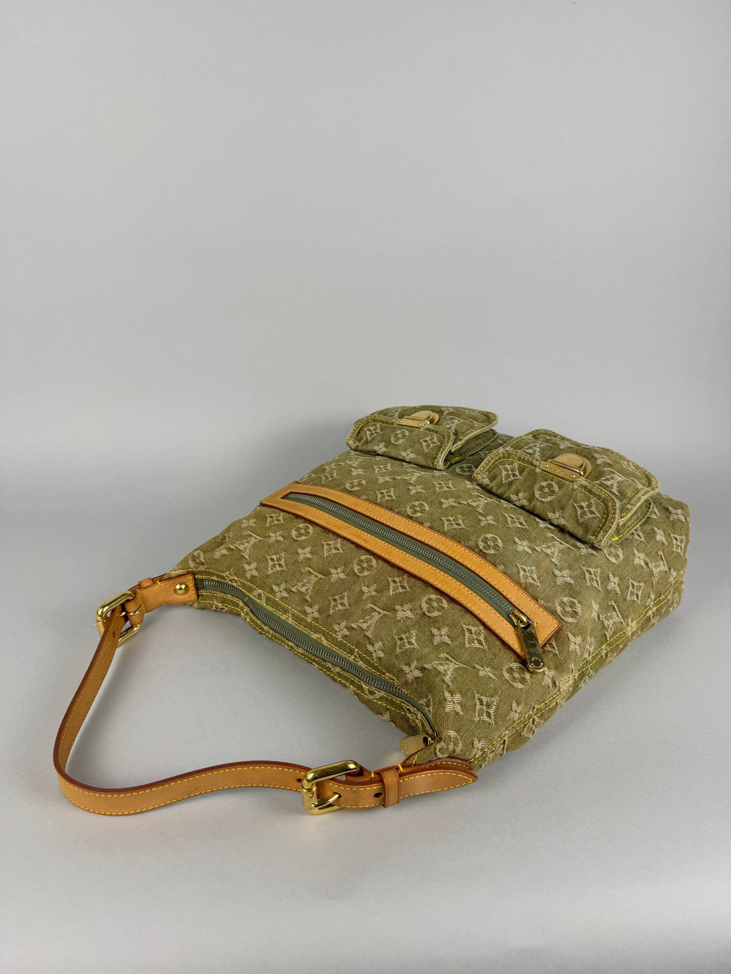 Louis Vuitton Denim Green Baggy GM