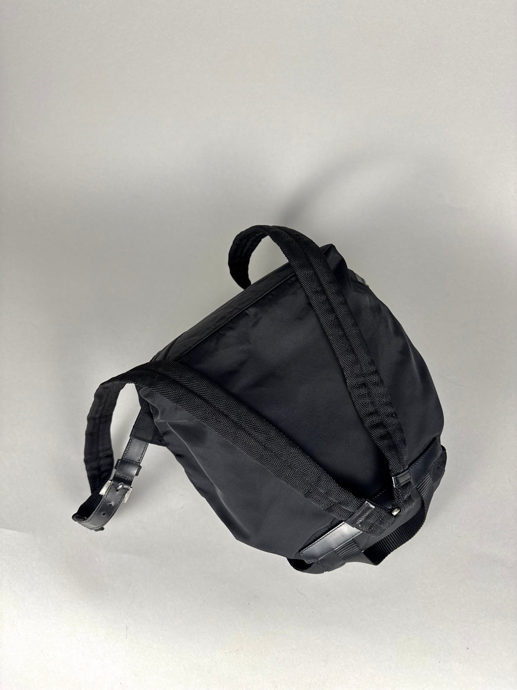 Prada Nylon Black Backpack Small