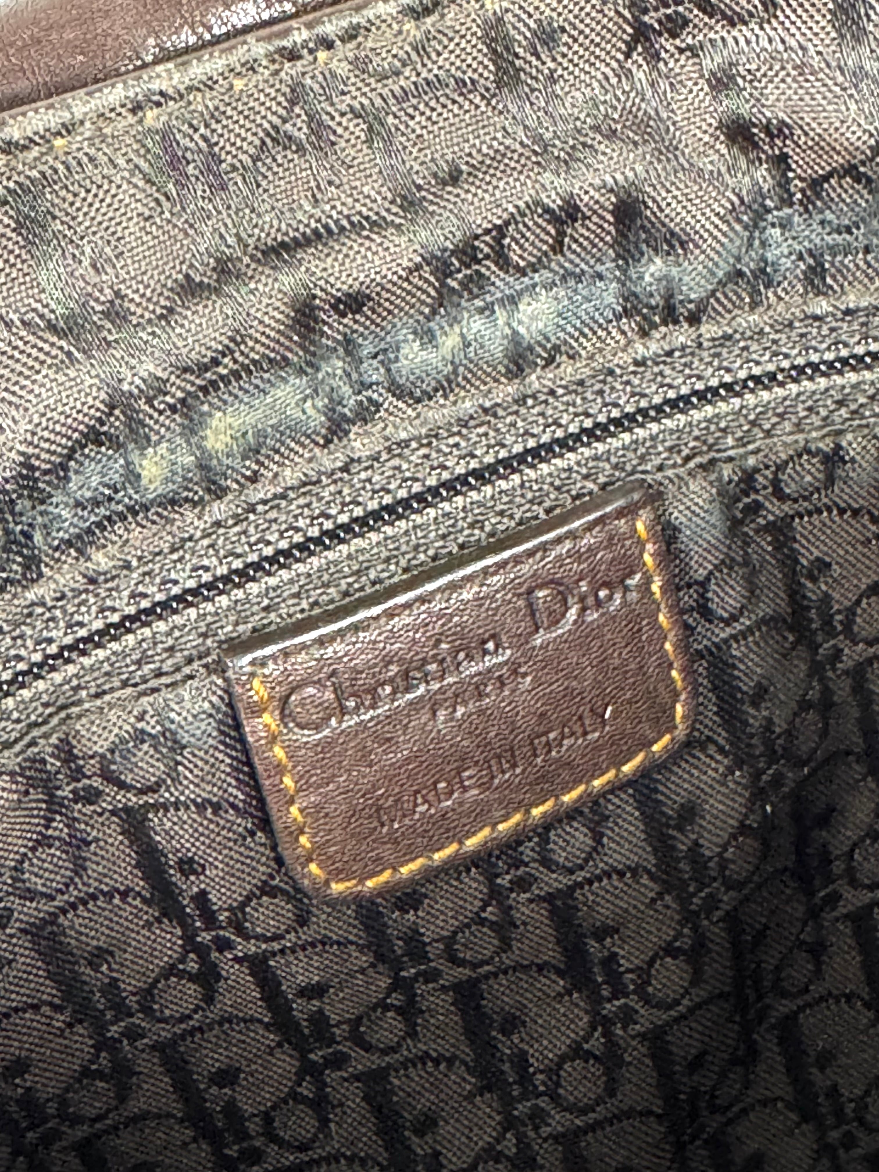 Christian Dior Gaucho Leather Brown