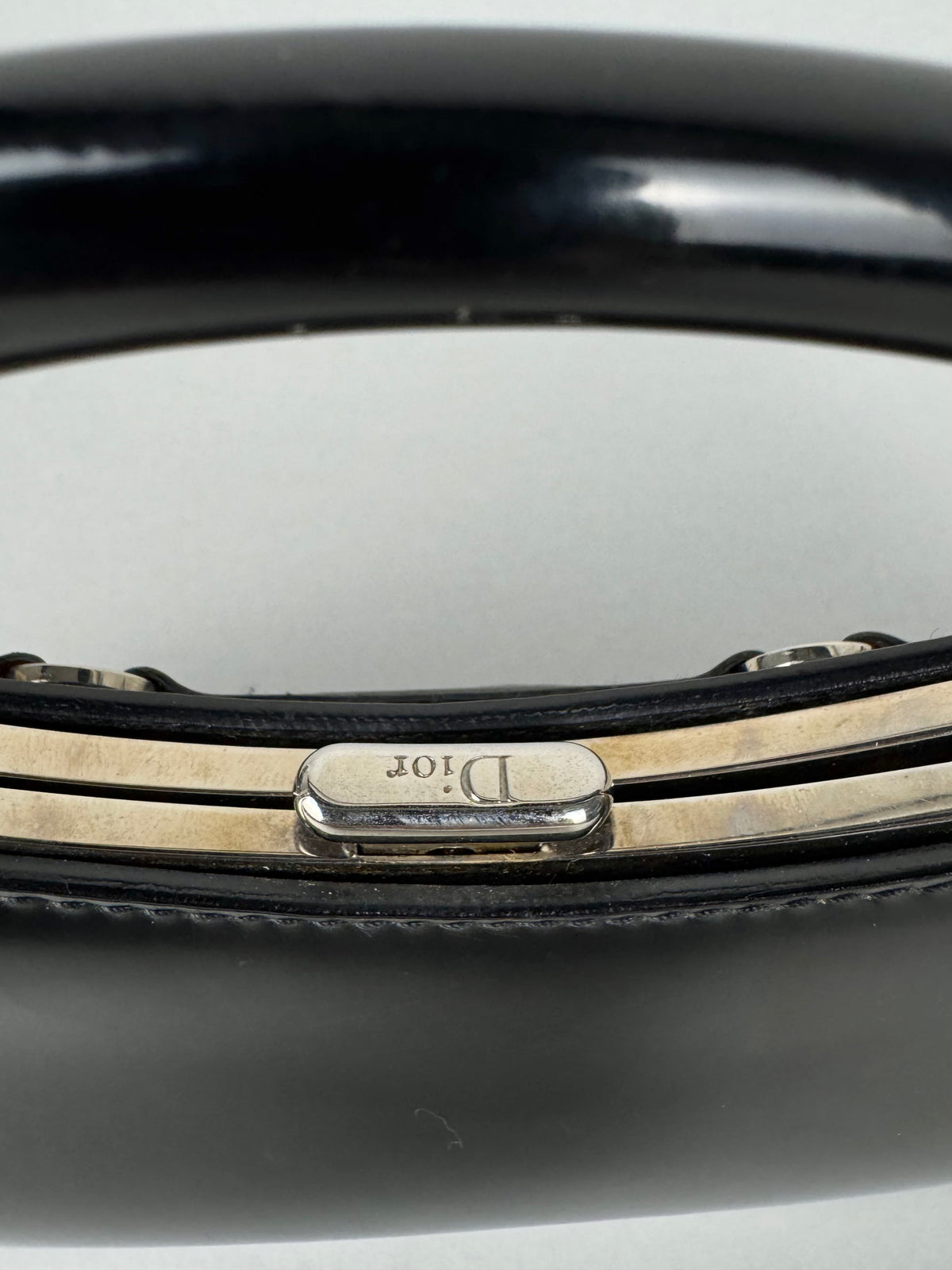 Christian Dior Bondage Black Leather