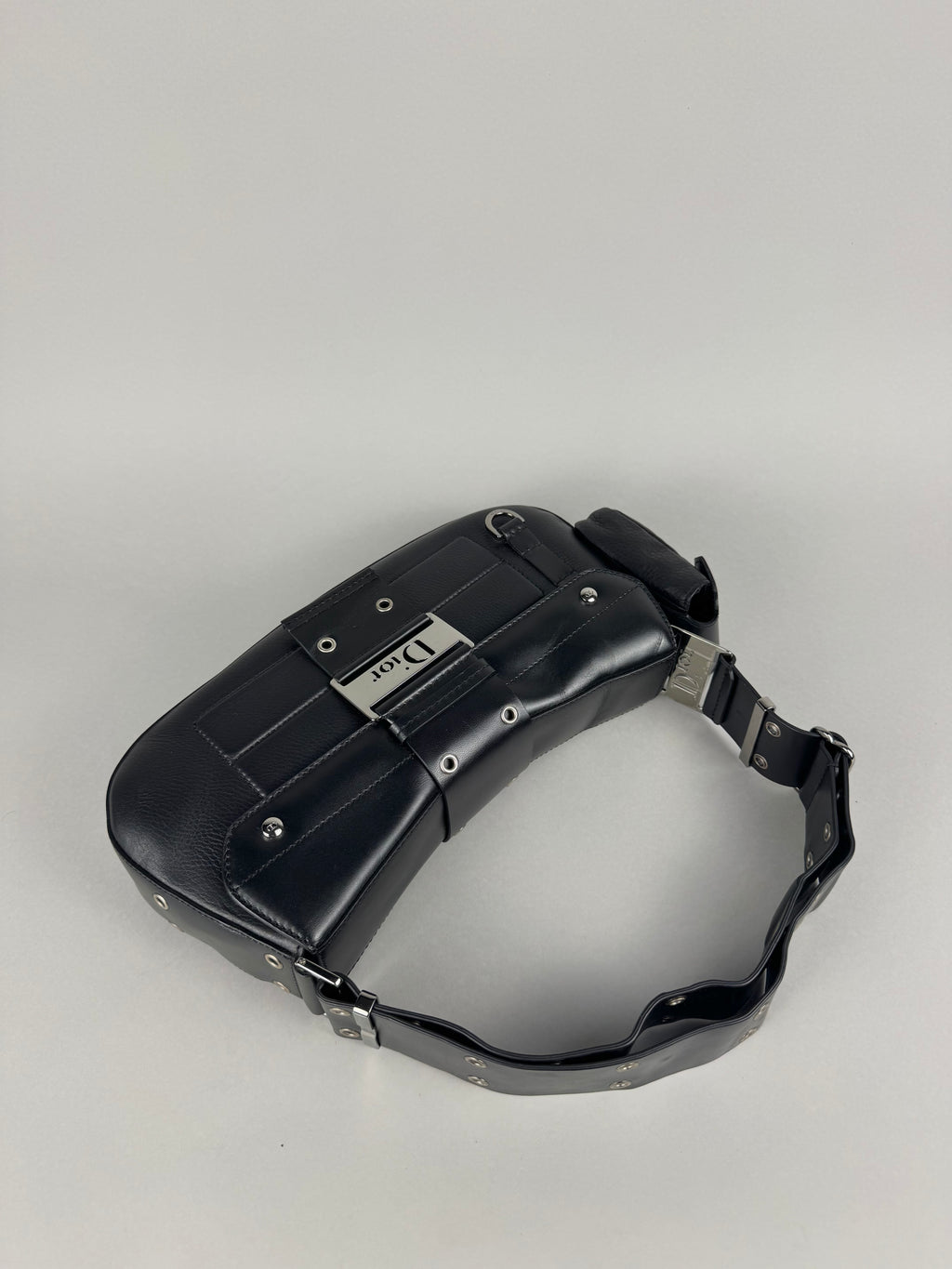 Christian Dior Street Chic Columbus Pocket Black Leather
