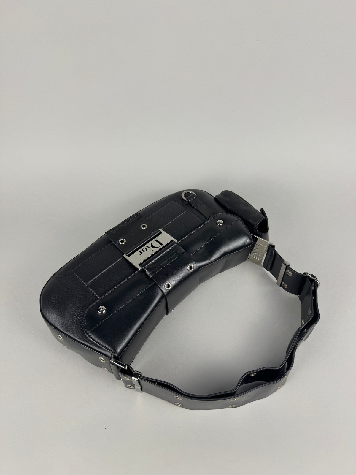Christian Dior Street Chic Columbus Pocket Black Leather